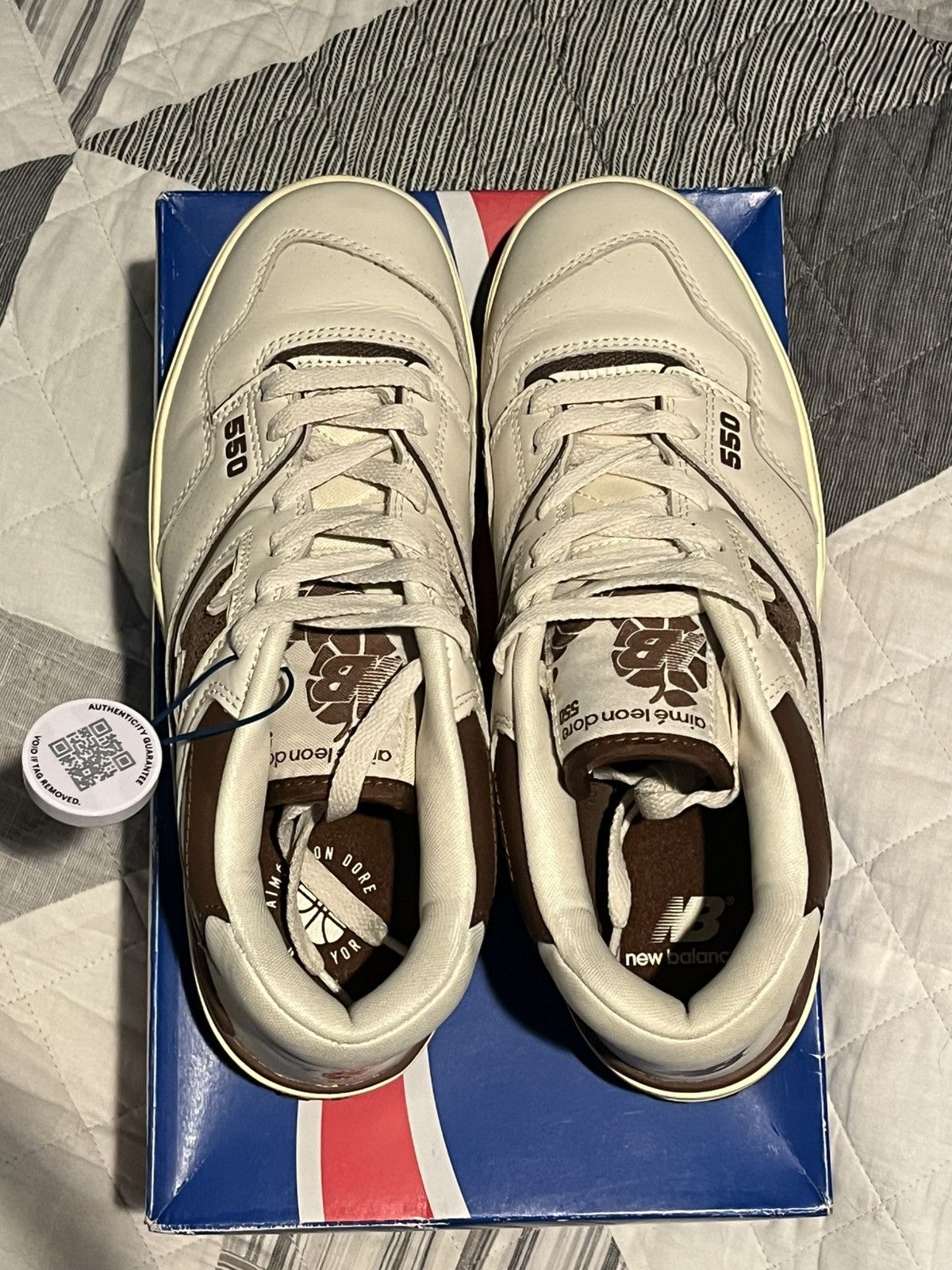 Aime Leon Dore × New Balance New Balance 550 x Aime Leon Dore "Brown" Size US 9 / EU 42 - 6 Thumbnail