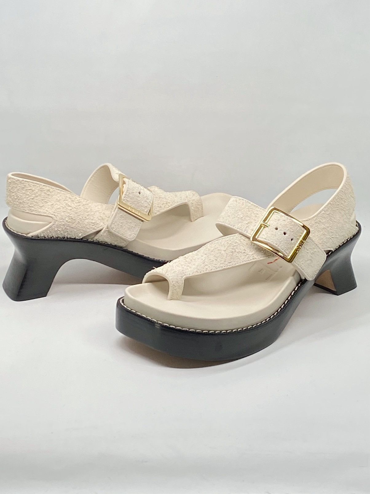 Loewe Loewe Ease heel suede sandal size 41 Size US 11 / IT 41 - 5 Thumbnail