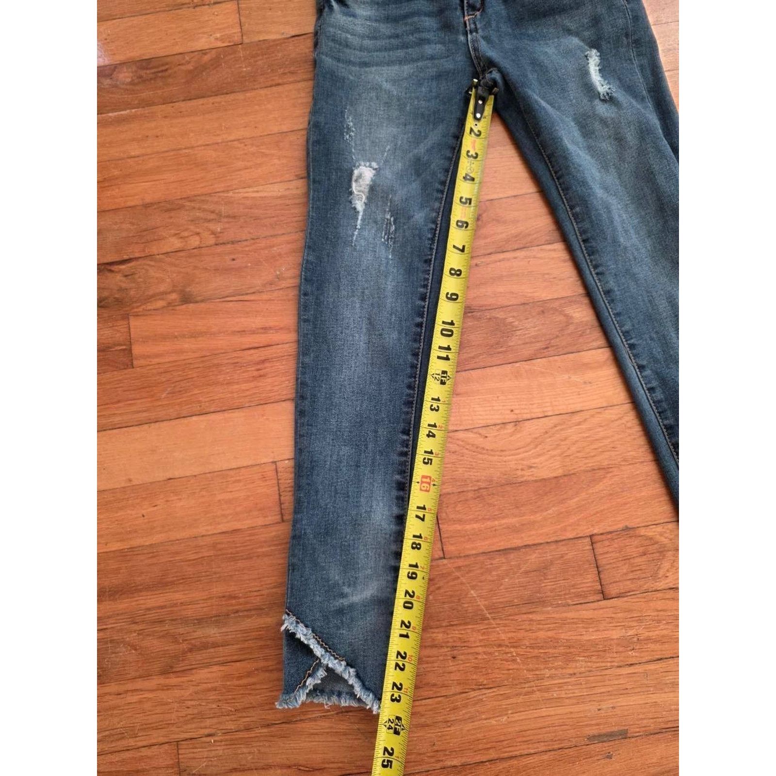 Joe's Joe's Jeans Ankle Mid-Rise Skinny Jeans Wash Size 14 A001150 Size 36" / US 14 / IT 50 - 10 Thumbnail