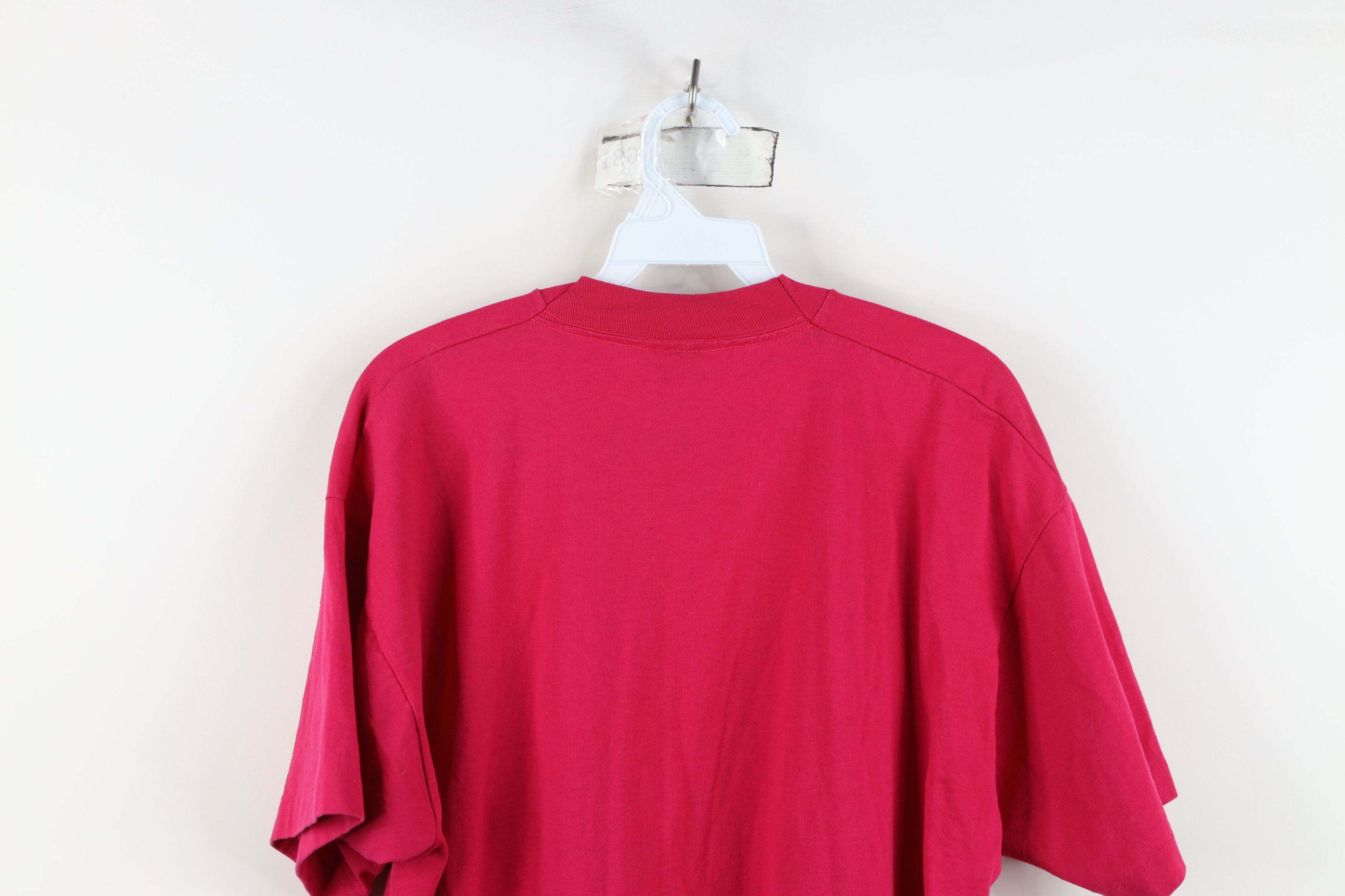 Vintage Vintage 90s Skydive Skydiving Short Sleeve T-Shirt Pink USA Size US XL / EU 56 / 4 - 9 Thumbnail
