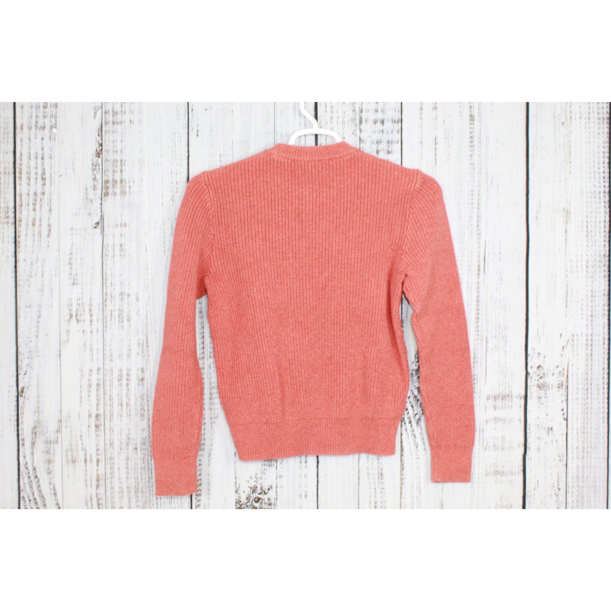 L.L. Bean LL Bean Ribbed Stretch Crewneck Pullover Sweater Orange Size US S / EU 44-46 / 1 - 5 Thumbnail