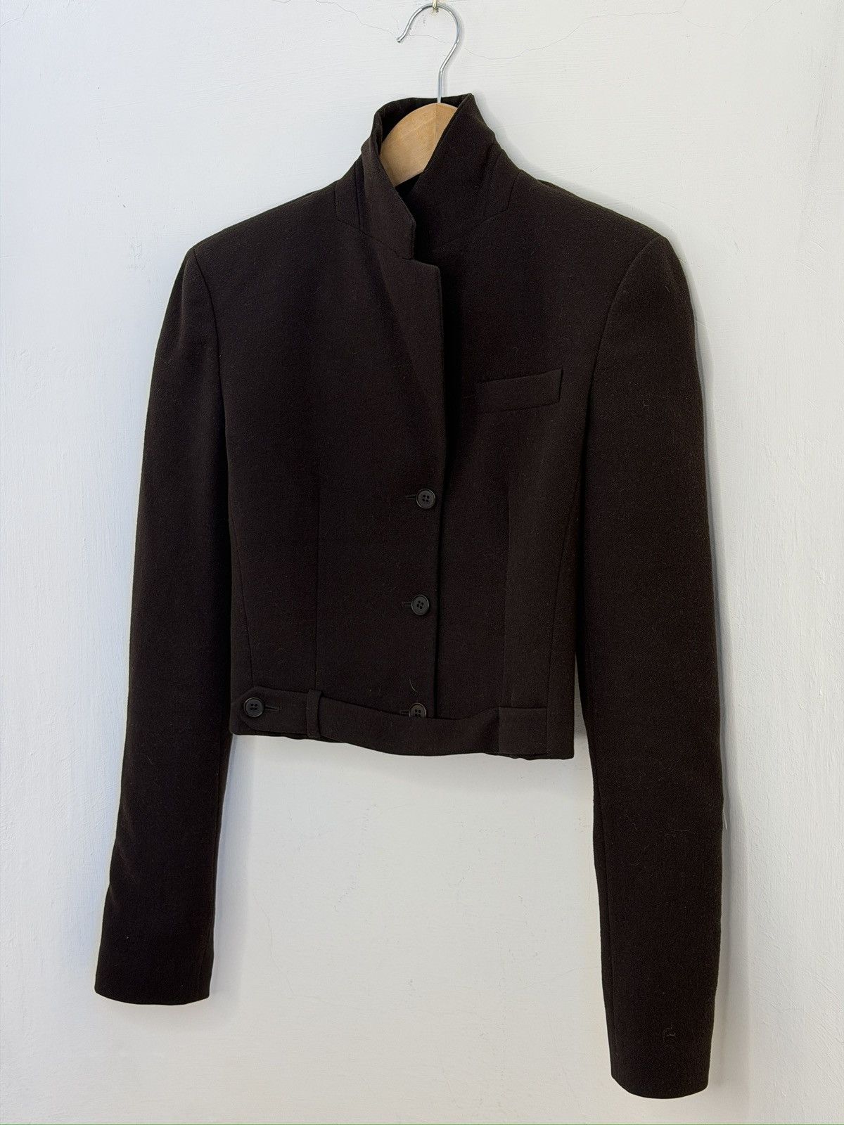 Emporio Armani SS99 Vintage Emporio Armani Wool Blazer Woman‘s Size S Size S / US 4 / IT 40 - 2 Thumbnail