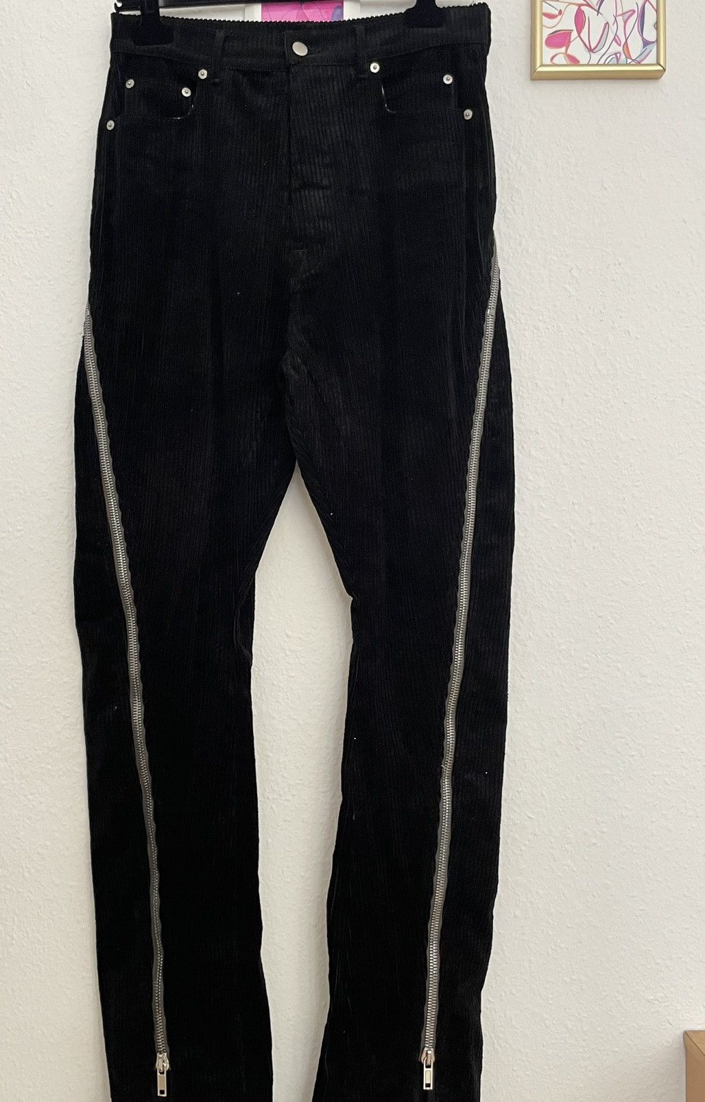 Rick Owens NWT Rick Owens FW22 “Strobe” Bolan Banana Cut Corduroy Size US 30 / EU 46 - 2 Thumbnail