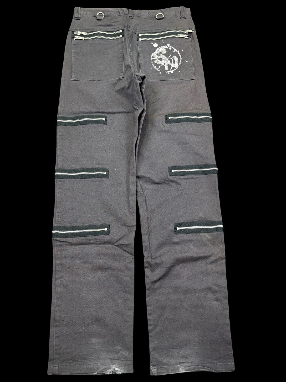 Japanese Brand 💥Punk💥SLASH NUMBER Japan MultiZippe Seditionaries Pant F728 Size US 30 / EU 46 - 1 Thumbnail