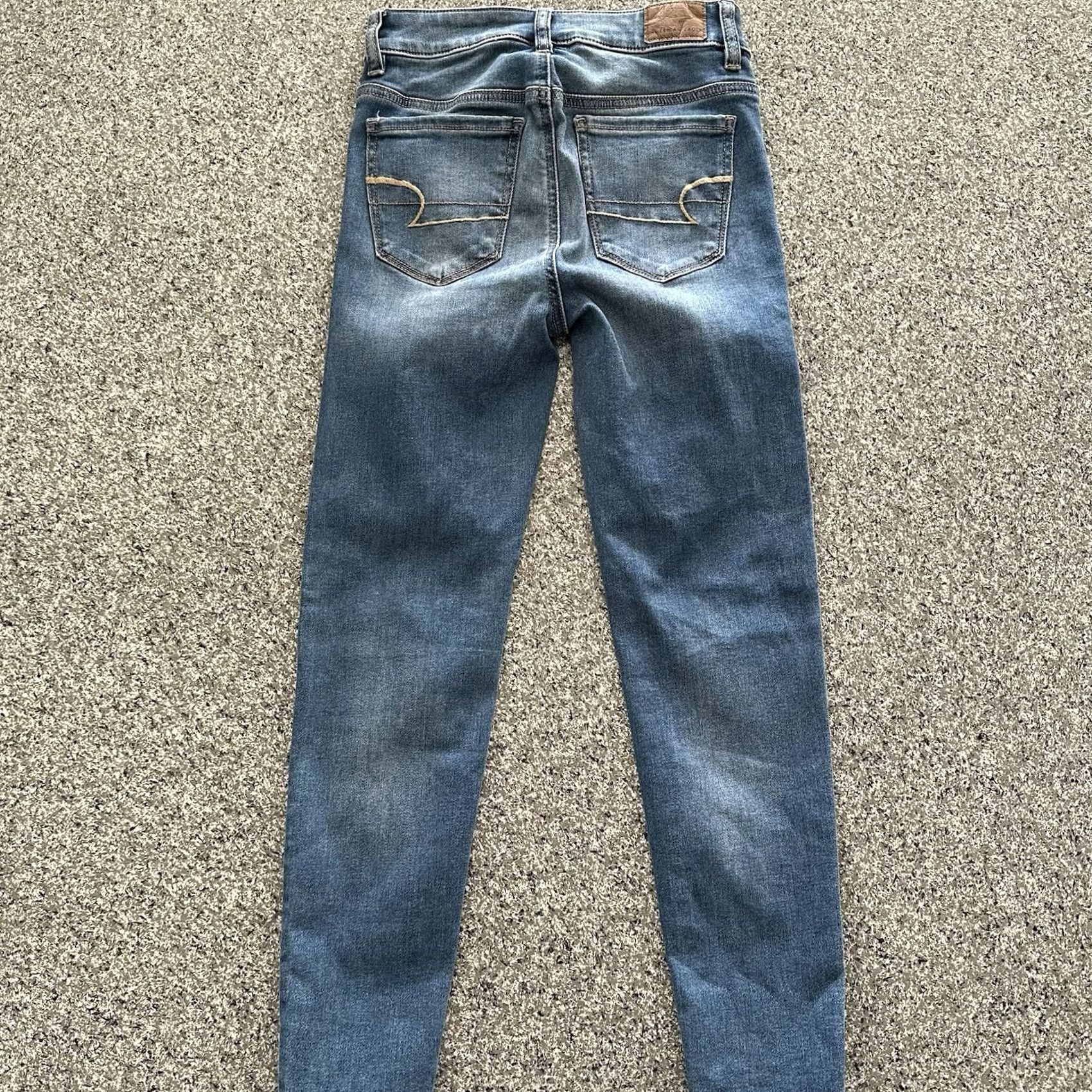 American Eagle Outfitters American Eagle Outfitters Jeans Women’s 0 X-Short 24x25 High Rise Jegging Stretch Denim Blue 5-Pocket Regular Womens Size 42" / US 20 - 4 Thumbnail
