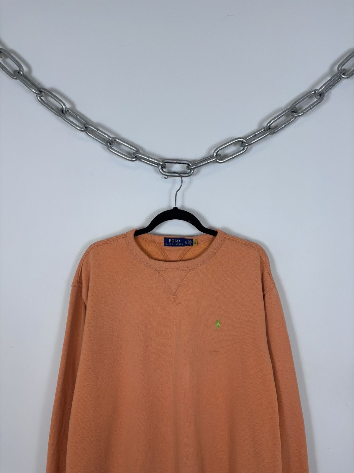 Polo Ralph Lauren Polo Ralph Lauren Men’s Orange Cotton Preppy Sweatshirt Size US XL / EU 56 / 4 - 2 Thumbnail
