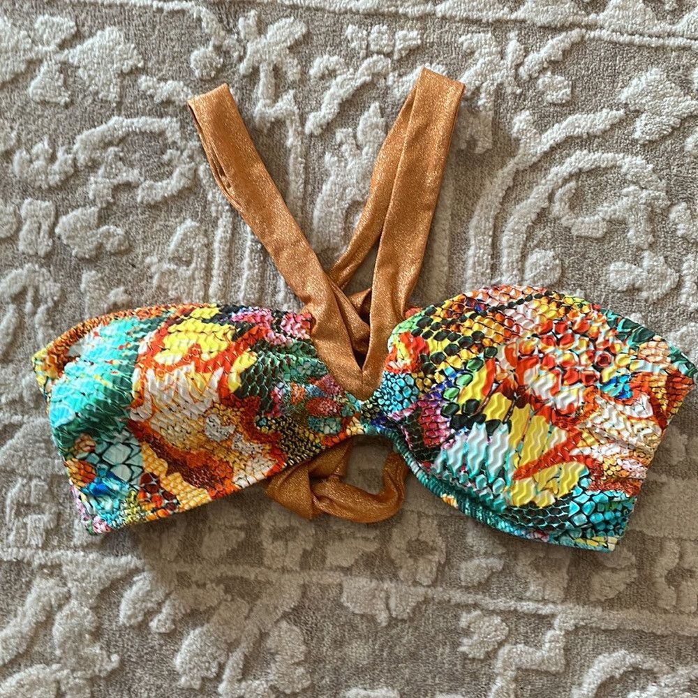 Other Luli Fama small reversible Just Wing It bandeau top Size S / US 4 / IT 40 - 4 Thumbnail