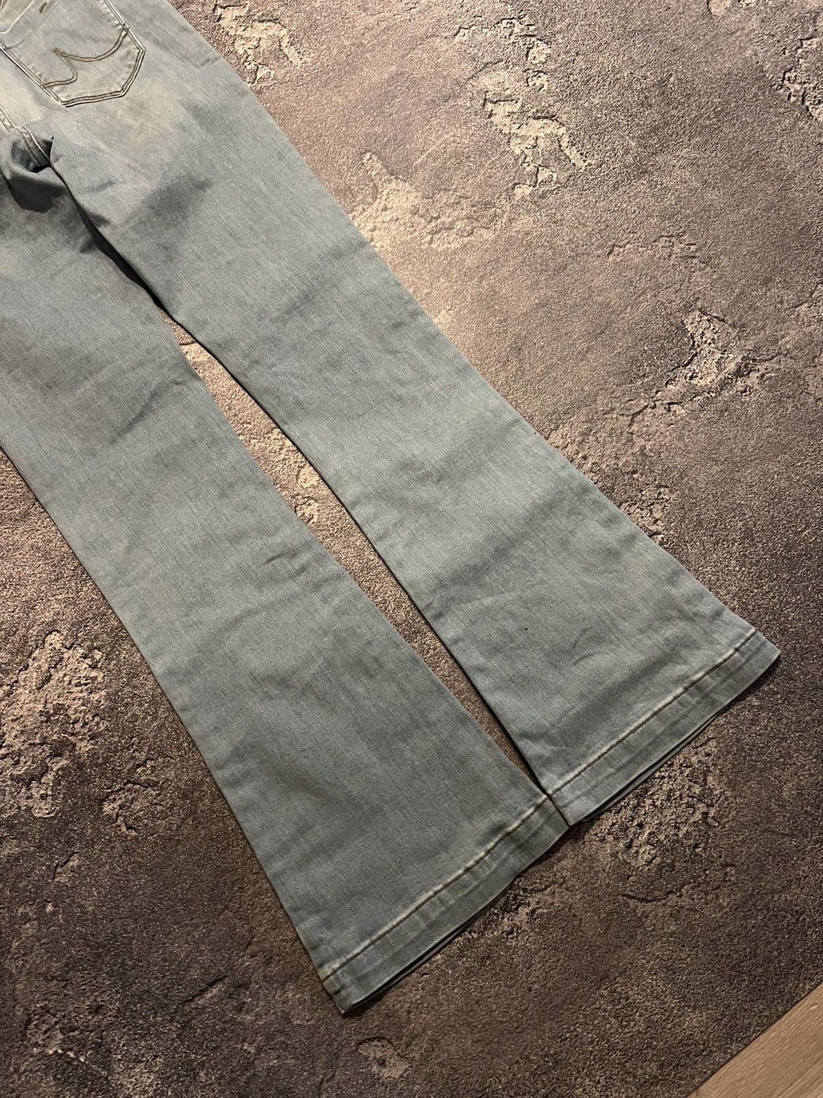 Hysteric Glamour CRAZY Vintage Flared Jeans Avan-Garde Style Y2K For Drip Size US 32 / EU 48 - 5 Thumbnail