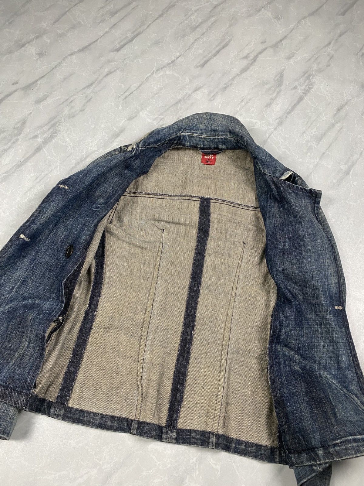 Miss Sixty Vintage Miss Sixty Italy Denim Biker Jacket Size S / US 4 / IT 40 - 5 Thumbnail