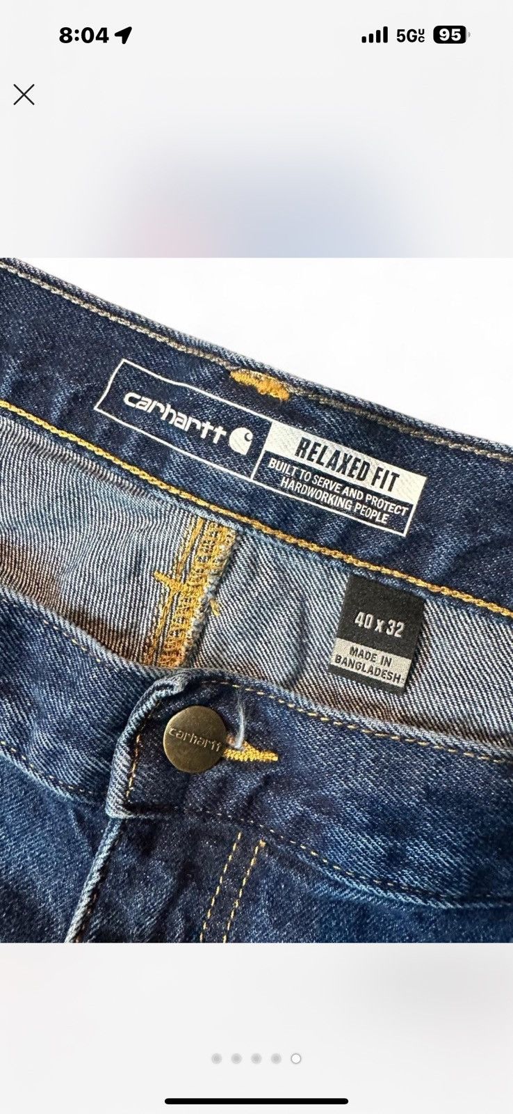 Carhartt custom NFL Carhartt jeans Size US 40 / EU 56 - 5 Thumbnail