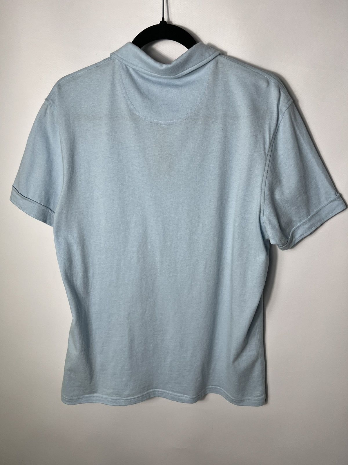 Barbour Vintage streetwear y2k Barbour Corpatch Light Blue T-shirt Size US L / EU 52-54 / 3 - 8 Thumbnail