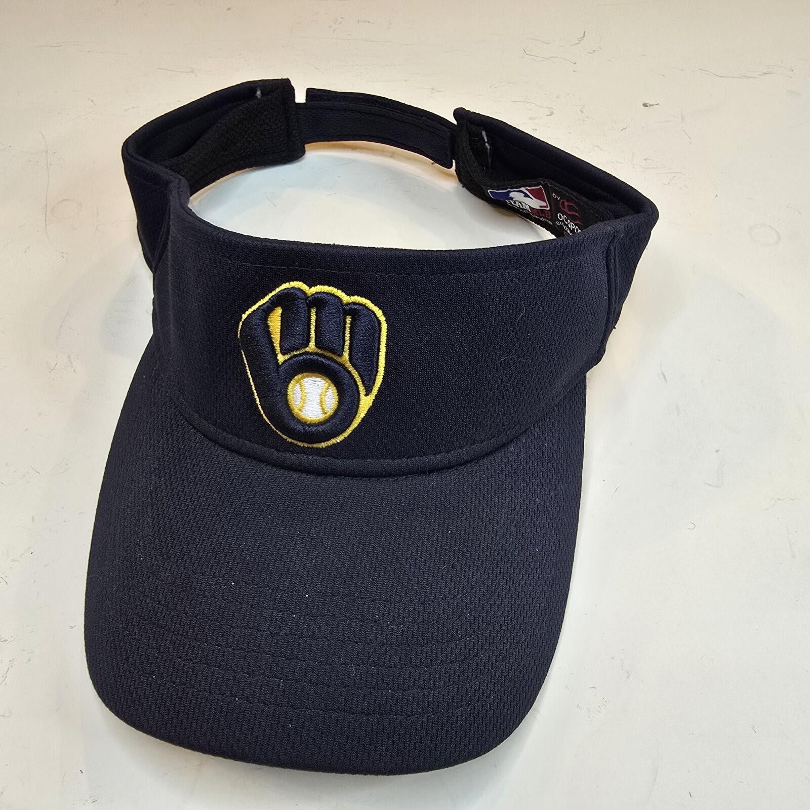 Other MILWAUKEE BREWERS VISOR MLB BASEBALL TEAM NEW ADJUSTABLE CAP Size ONE SIZE - 1 Thumbnail