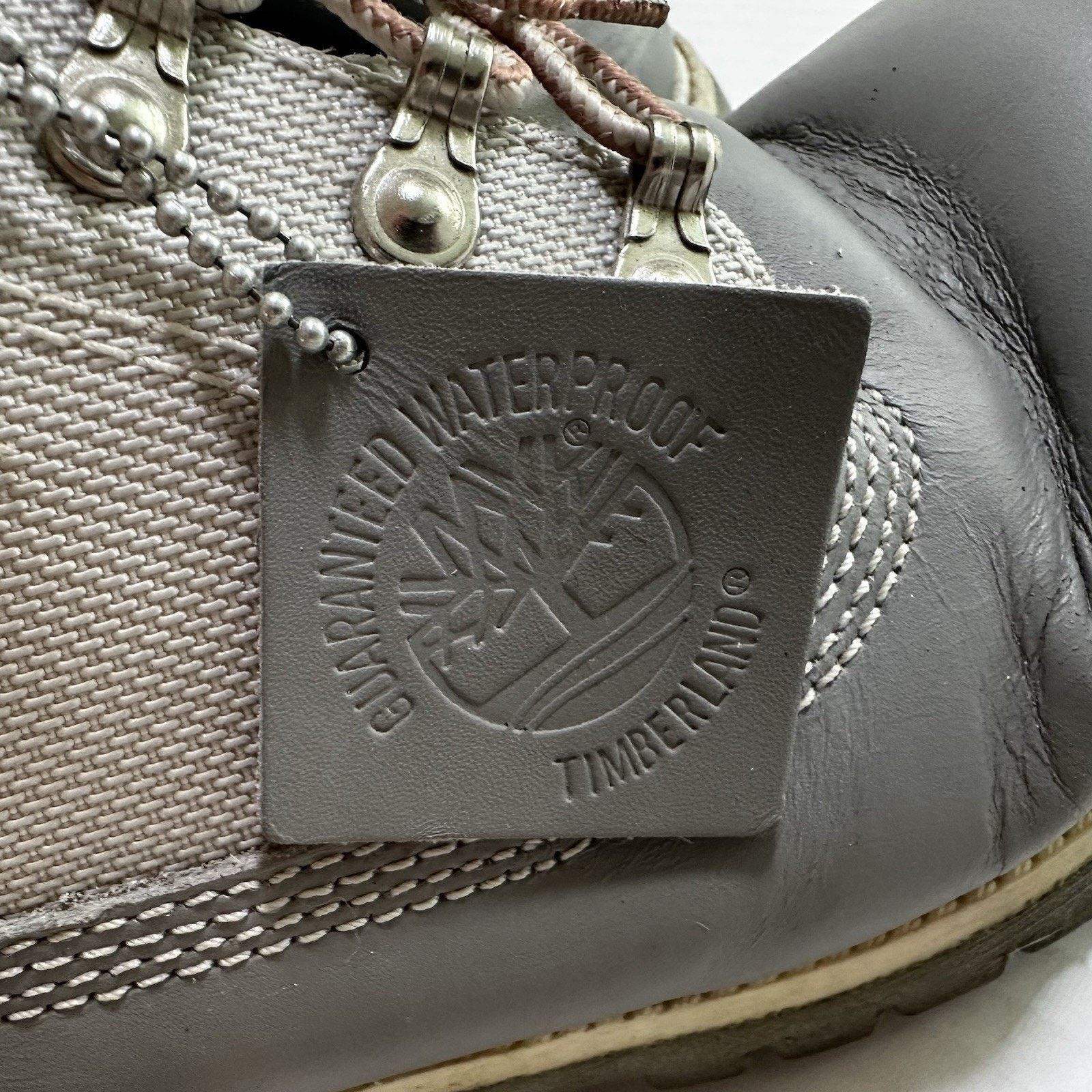 Timberland Timberland Converge Waterproof Gray Leather/Canvas Boots 9M Size US 9 / EU 42 - 2 Thumbnail