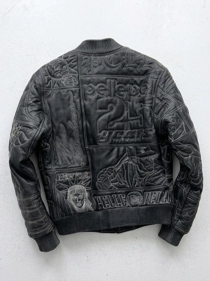 Pelle Pelle Pelle Pelle Vintage 2003 Marc Buchanan Leather Bomber Size US S / EU 44-46 / 1 - 2 Thumbnail