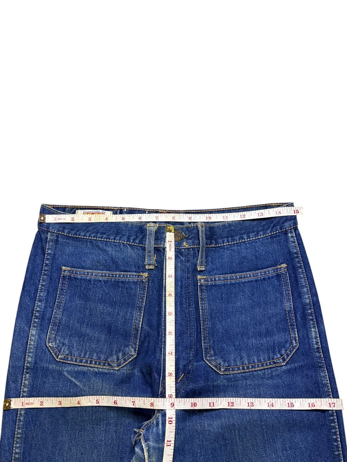 Japanese Brand Vintage Japanese Brand Bushpant Mud Wash Flare Jeans Size US 30 / EU 46 - 12 Thumbnail