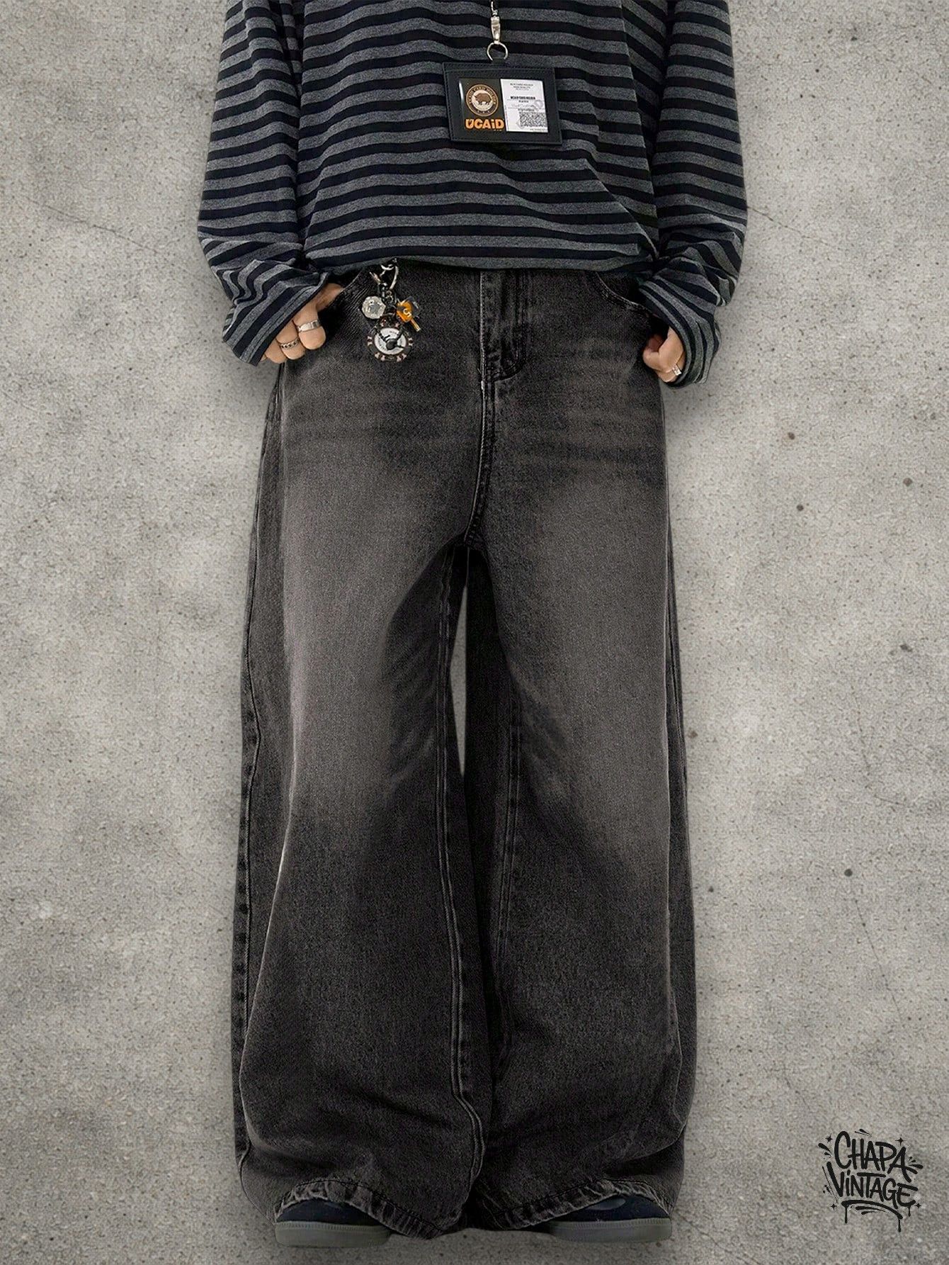 Vintage Wide leg opium jeans Size US 32 / EU 48 - 2 Thumbnail