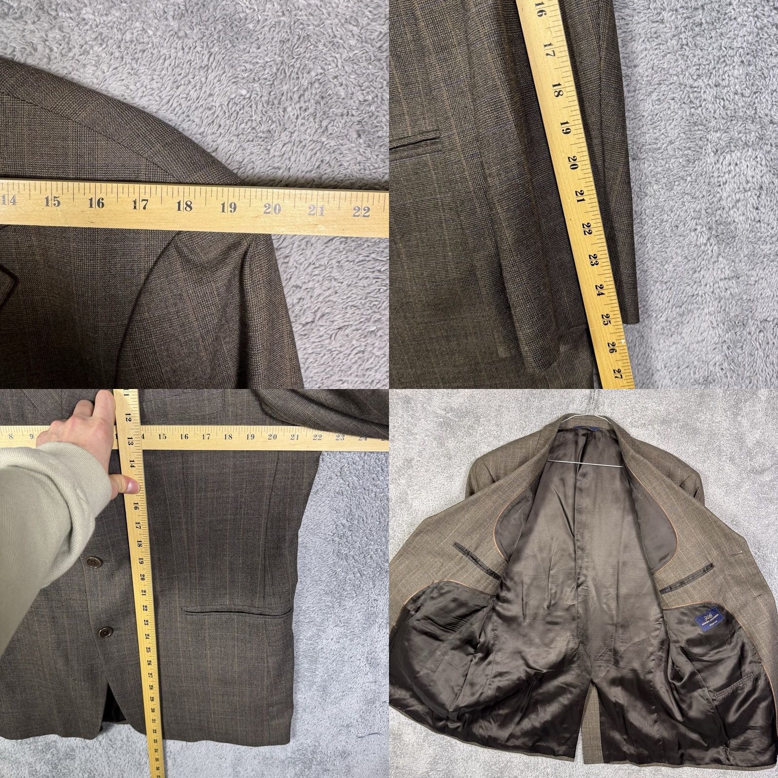 Brooks Brothers Brooks Brothers 346 2 Piece Suit Men 43R 36x31 Wool Stretch Blazer Slacks Set Shirt? Wait Size 46R - 8 Thumbnail