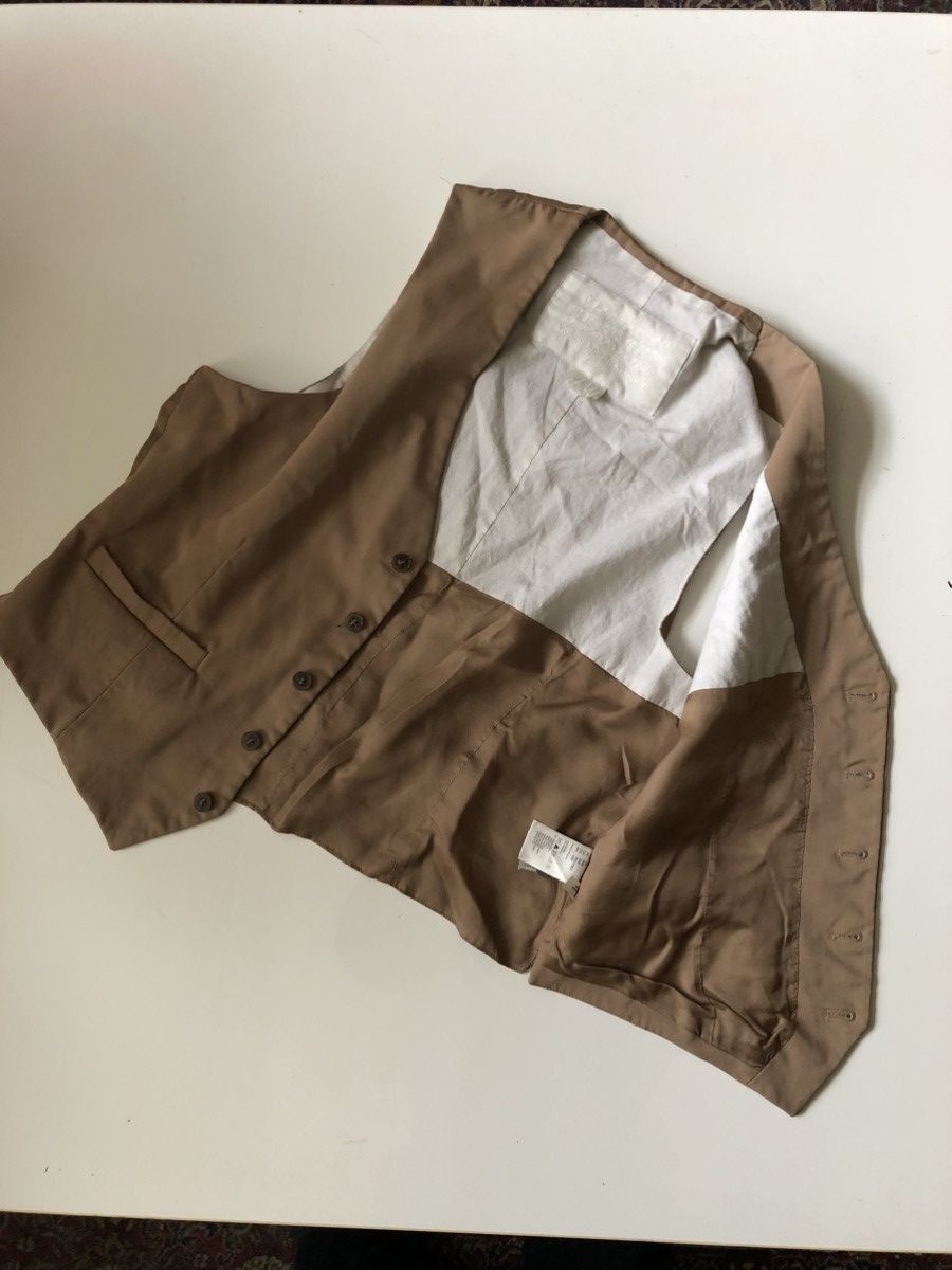 H&M × Maison Margiela MAISON MARGIELA X H&M brown wool vest Size 54R - 2 Thumbnail