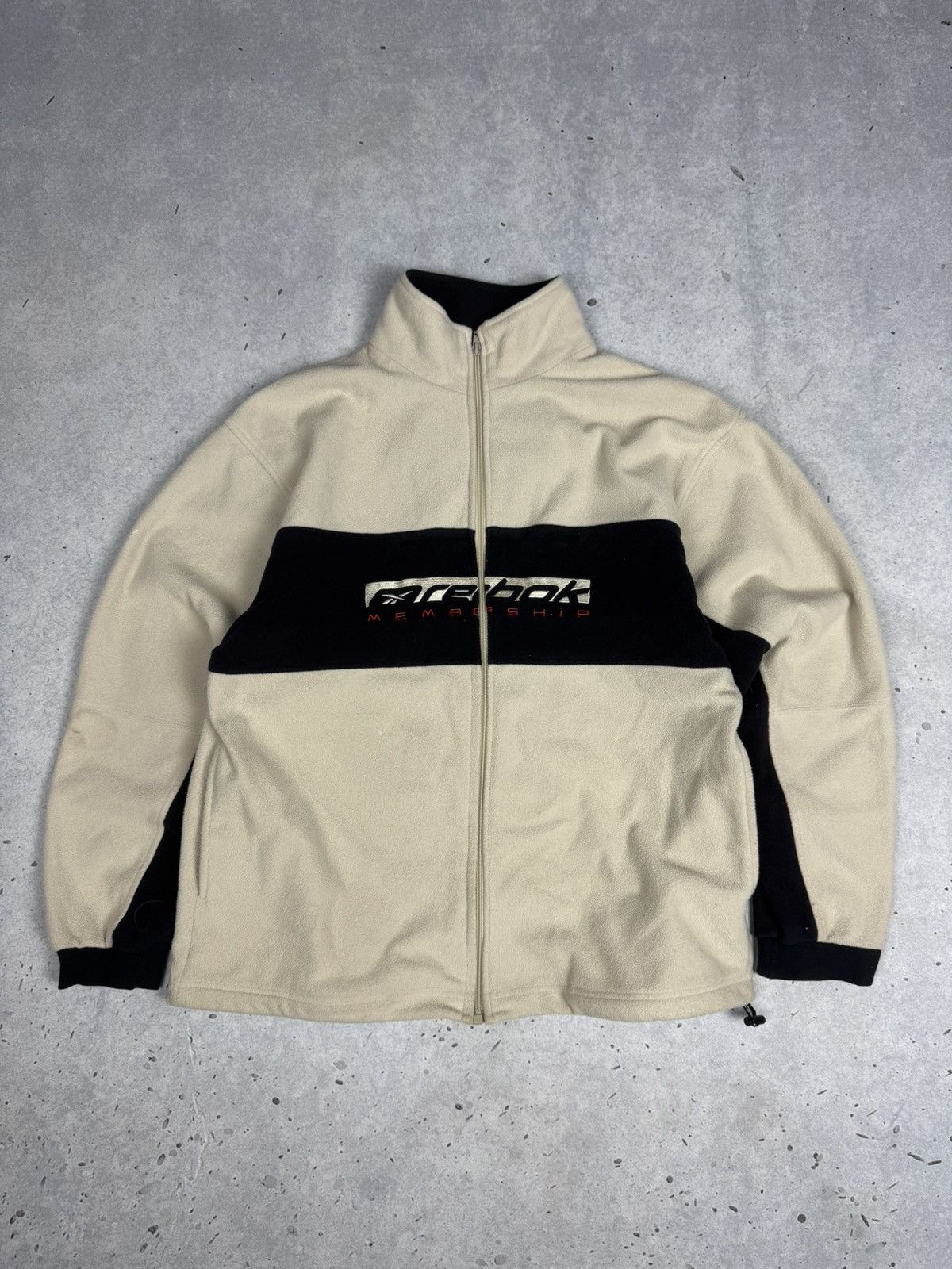 Reebok Vintage Reebok Fleece Spell Out Y2K Zip Hoodie Size US M / EU 48-50 / 2 - 1 Thumbnail
