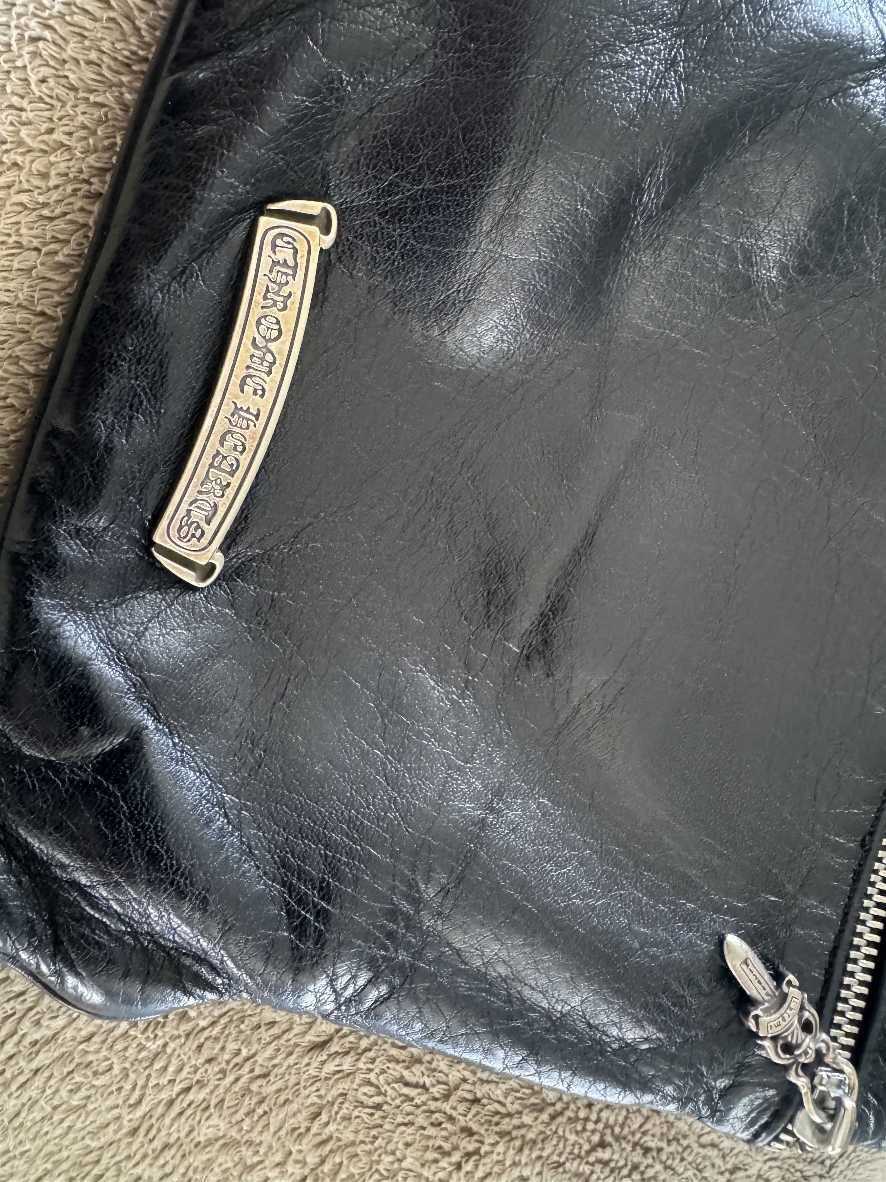 Chrome Hearts Chrome Hearts Perry Leather Shoulder Bag Size ONE SIZE - 3 Thumbnail