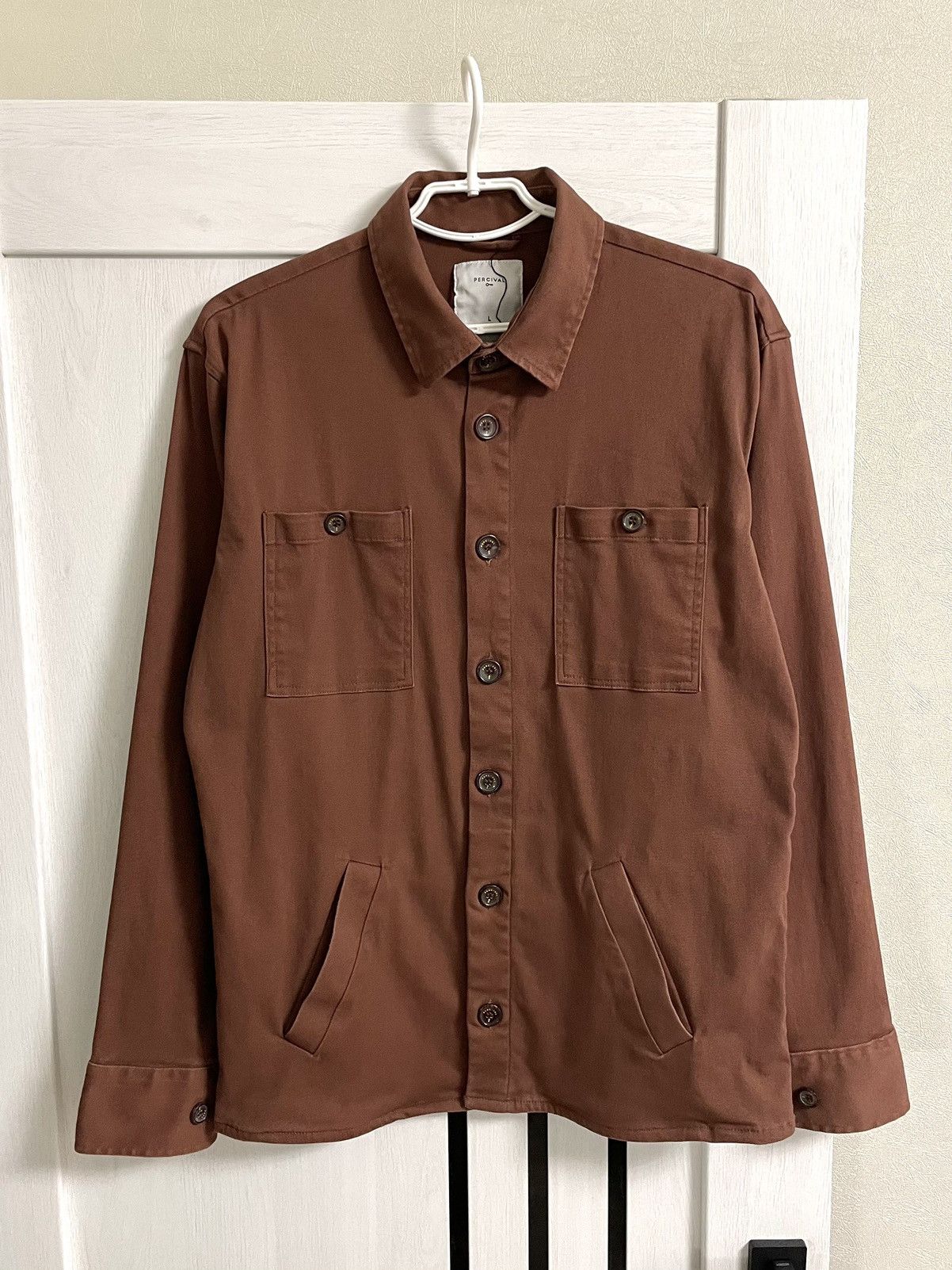 Percival Percival Chore Overshirt Work Utility Jacket Shacket Shirt Size US L / EU 52-54 / 3 - 9 Thumbnail