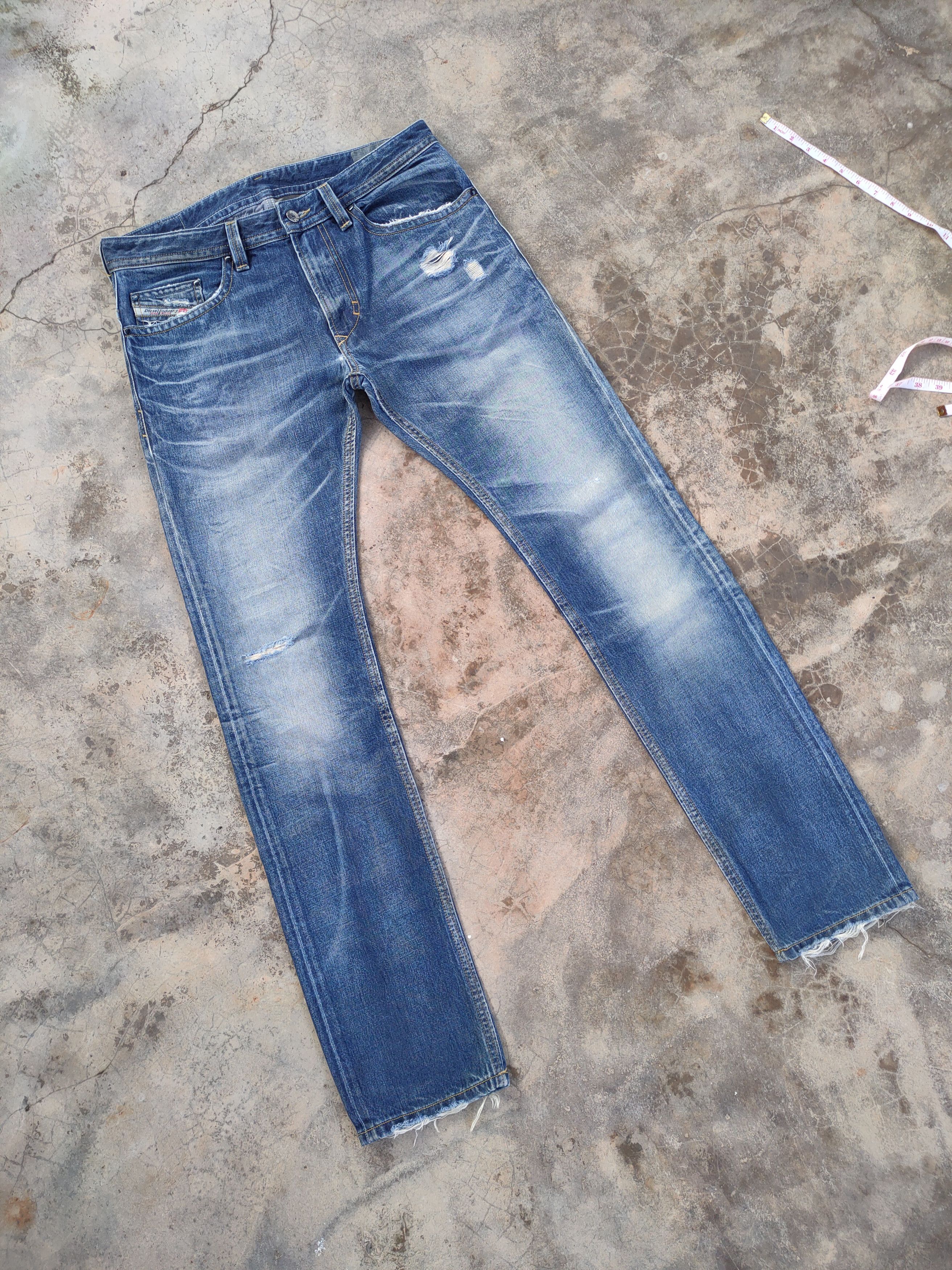 Diesel W33 VINTAGE DIESEL FADED DISTRESSED DENIM JEAN PANTS Size US 33 - 2 Thumbnail