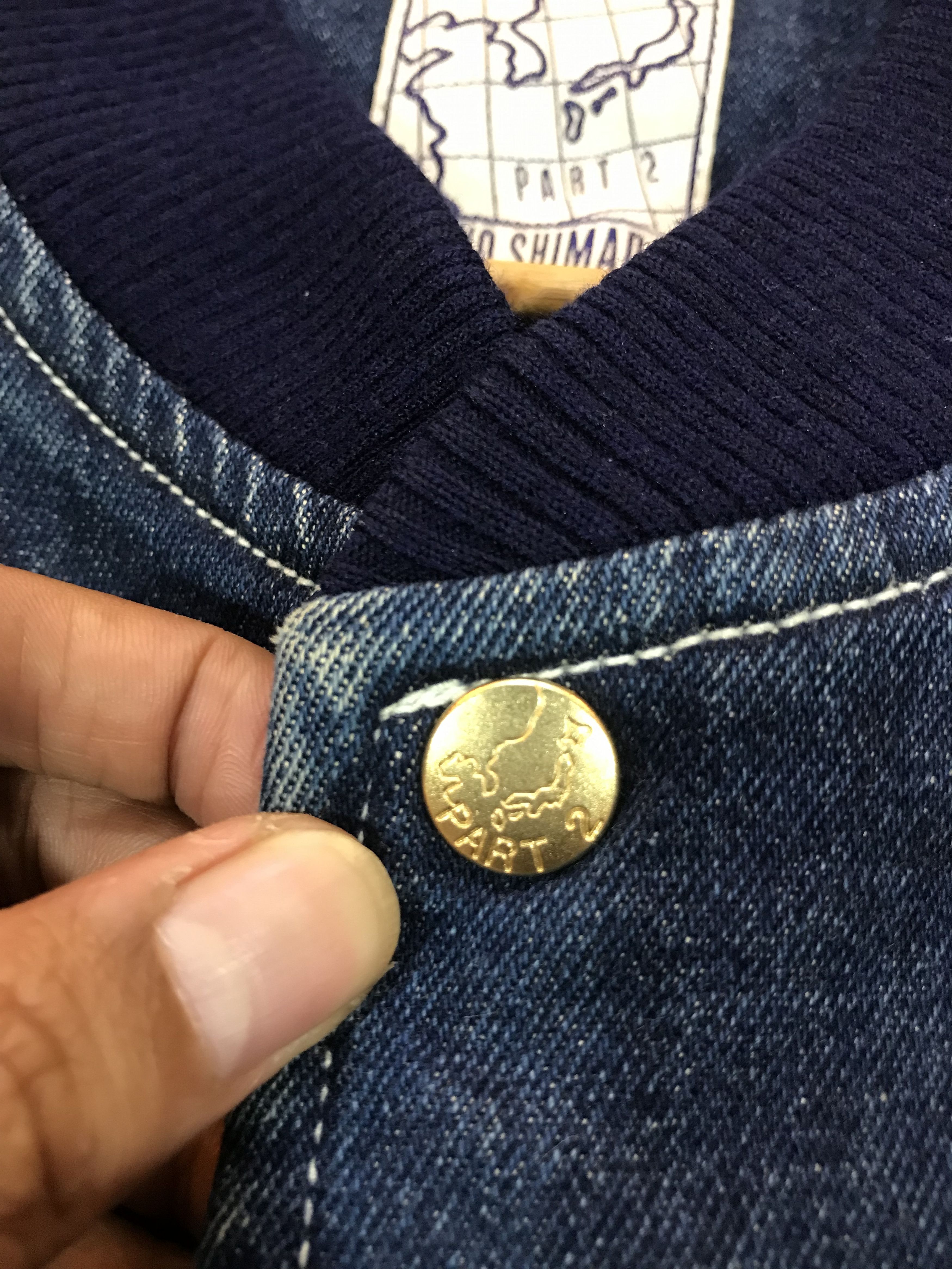 Junko Shimada Junko Shimada Part 2 Denim Bomber Jacket Size US L / EU 52-54 / 3 - 5 Thumbnail