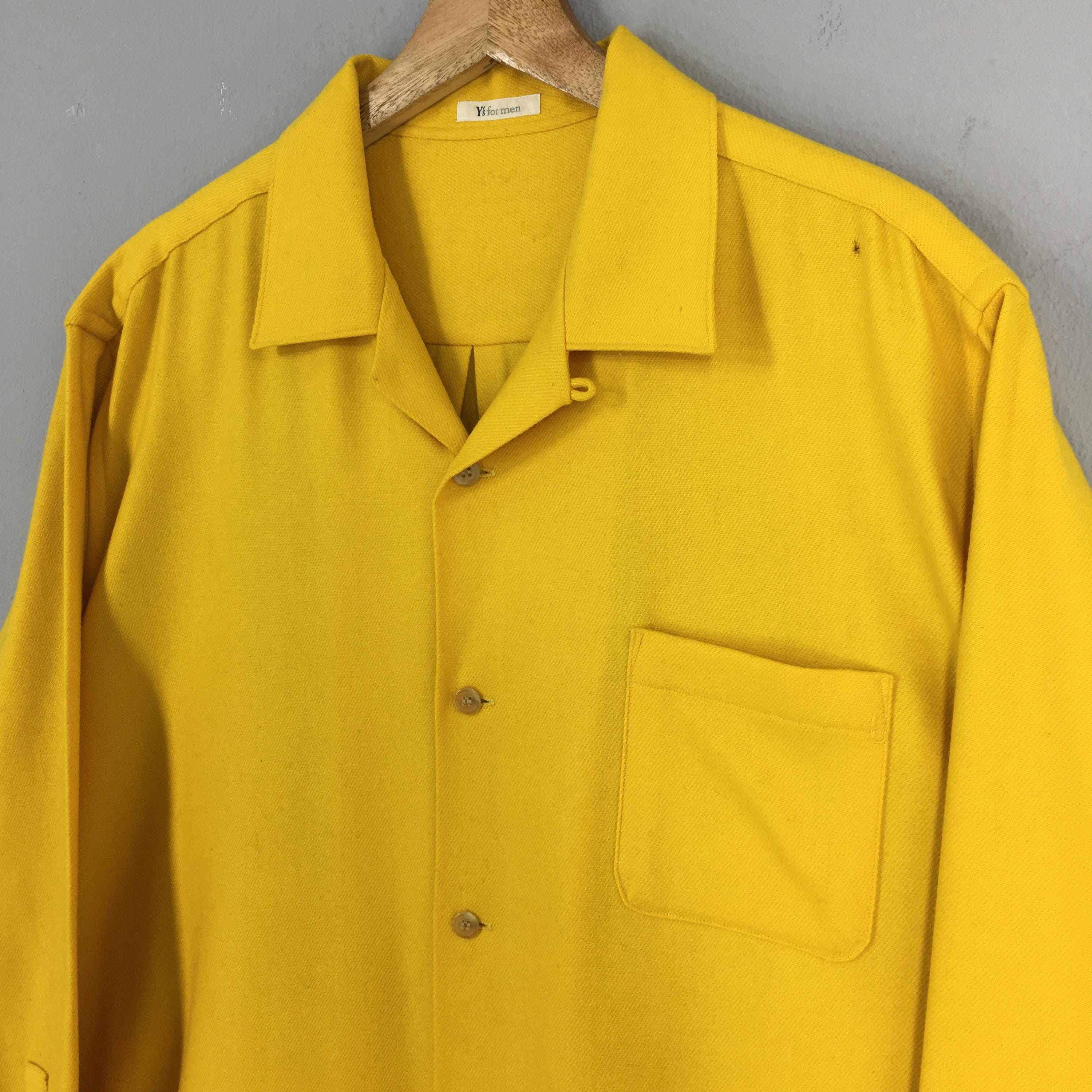 Y’s for men shirts wool L / S shirt Y's for Men × Yohji Yamamoto Yohji Yamamoto Long Shirt Wool