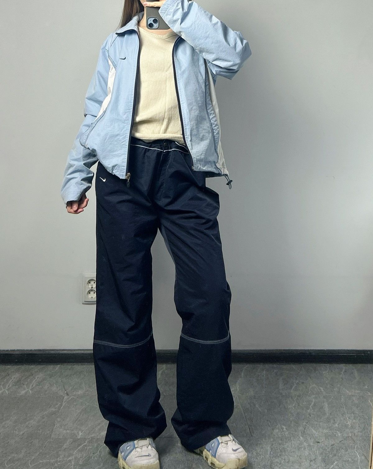 Nike × Vintage Vintage Nike nylon Olympic sweatpants suit rare 90s Size L / US 10 / IT 46 - 11 Thumbnail