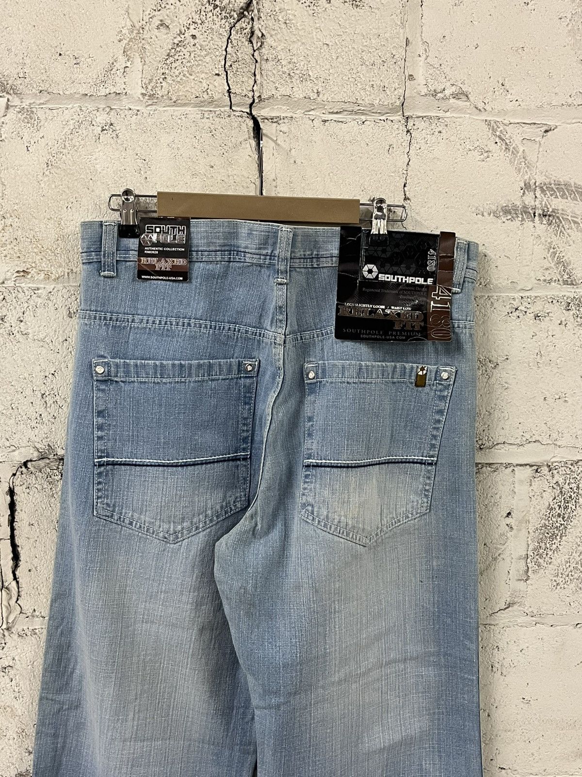 Southpole Southpole y2k denim baggy fit wide leg skater streetwear NWT Size US 36 / EU 52 - 2 Thumbnail