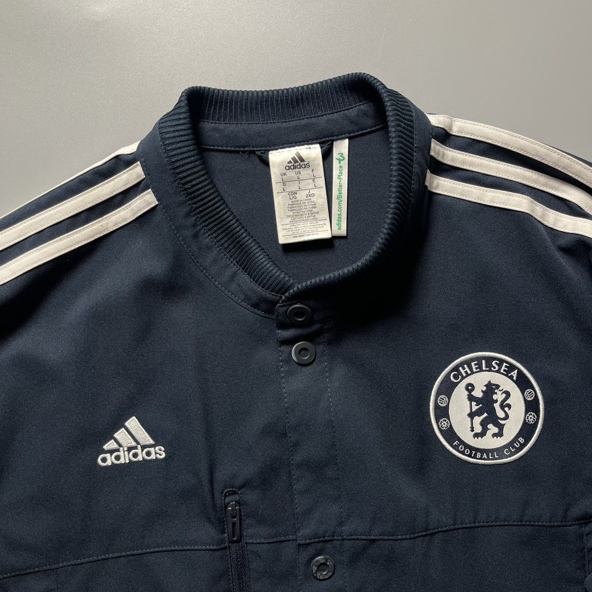 Adidas × Chelsea Soccer CHELSEA ADIDAD 2013/2014 FOOTBALL SOCCER ANTHEM JACKET Size US L / EU 52-54 / 3 - 3 Thumbnail