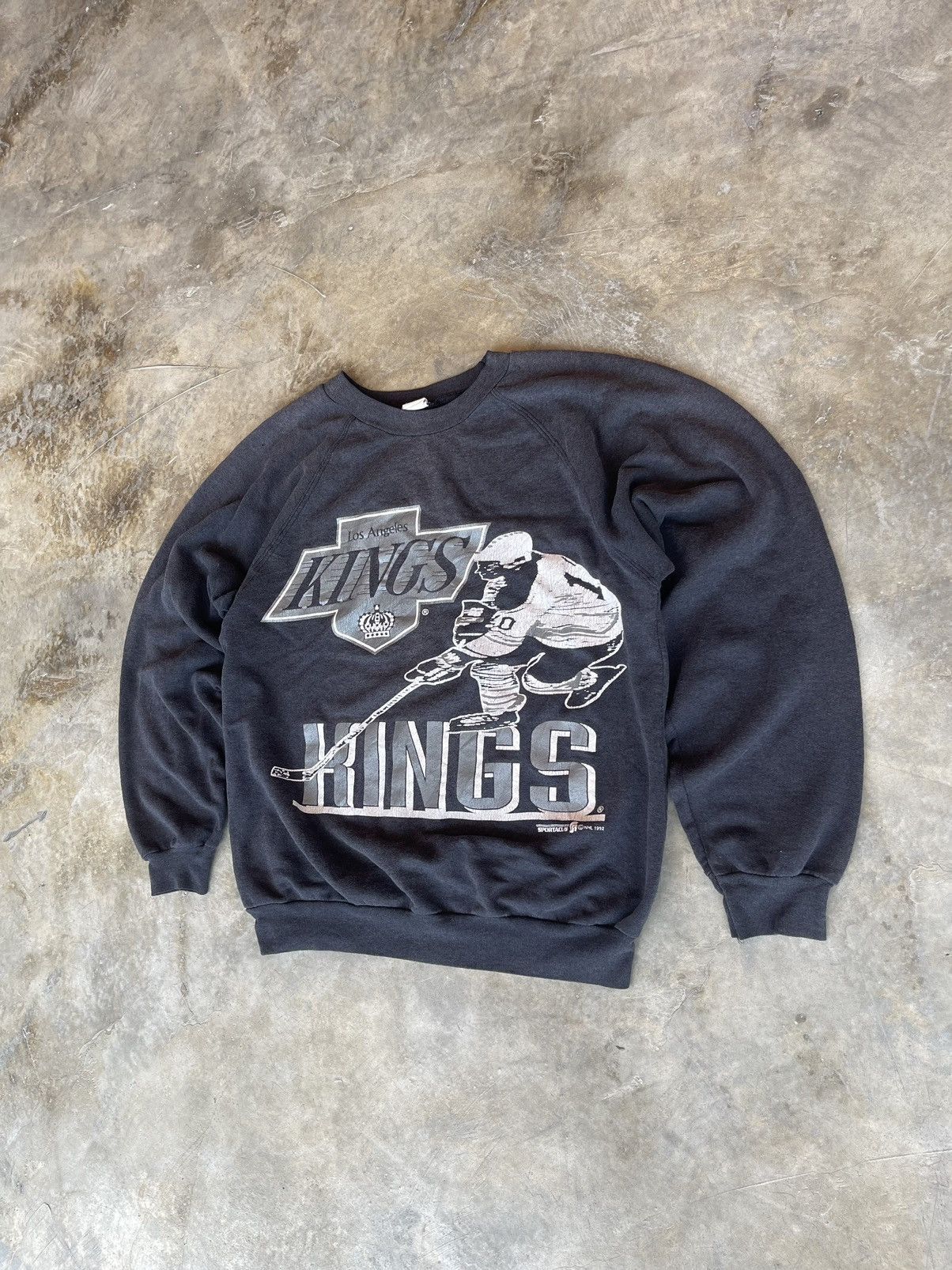 NHL Vintage 90s NHL Kings Los Angeles Sweatshirt Size US M / EU 48-50 / 2 - 2 Thumbnail