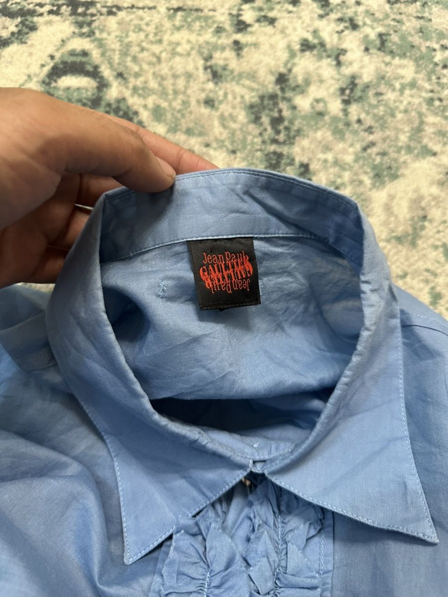 Jean Paul Gaultier SS99 Jean Paul Gaultier Double Button Ruffle Button Shirt Size US M / EU 48-50 / 2 - 11 Thumbnail