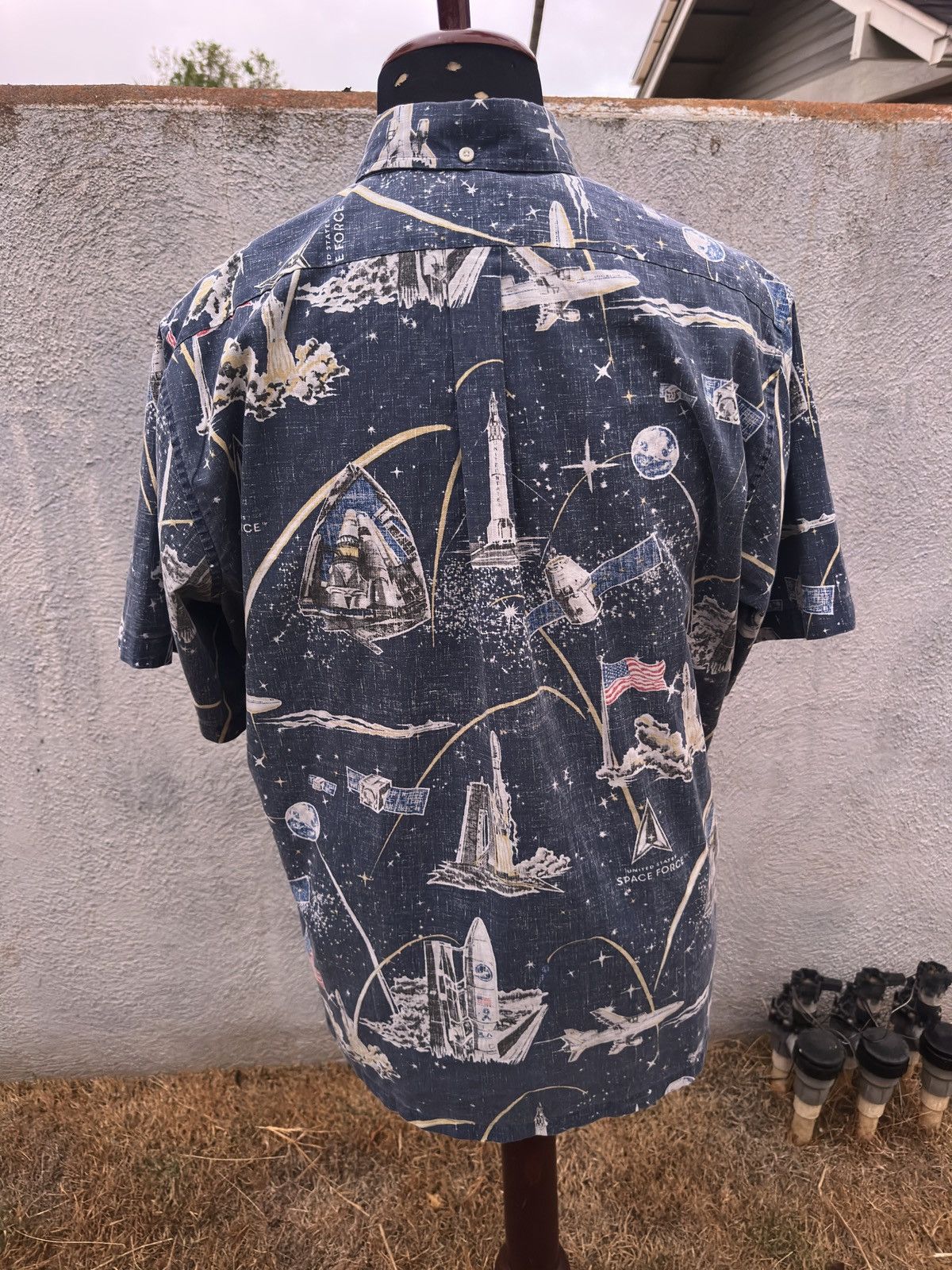 Reyn Spooner Reyn Spooner United States Space Force Aloha Shirt Men's L Size US L / EU 52-54 / 3 - 2 Thumbnail