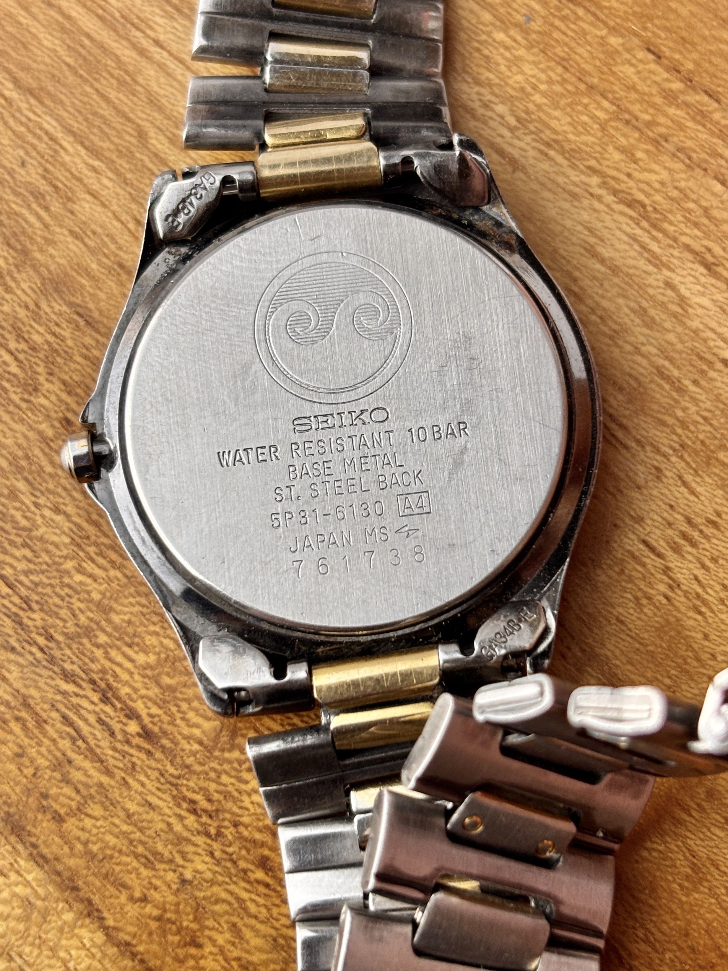 Seiko Seiko Santos Ronde Homage Landy 5P31 6130 from 80s Size 34 - 8 Thumbnail