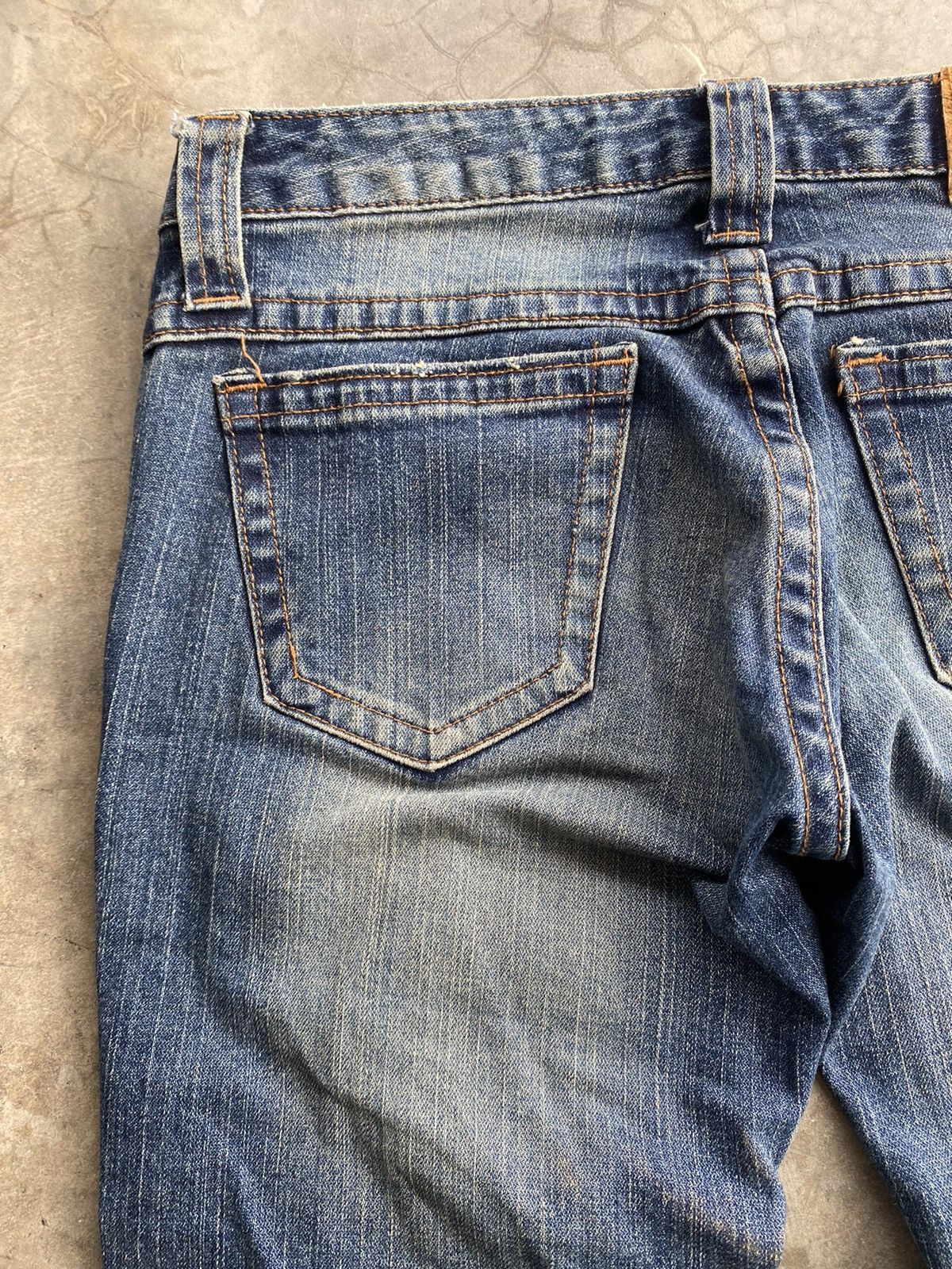 Hysteric Glamour × Japanese Brand Flare Jeans Japanese Ana Kerry Stretch Denim Low Rise Size 29" - 16 Thumbnail