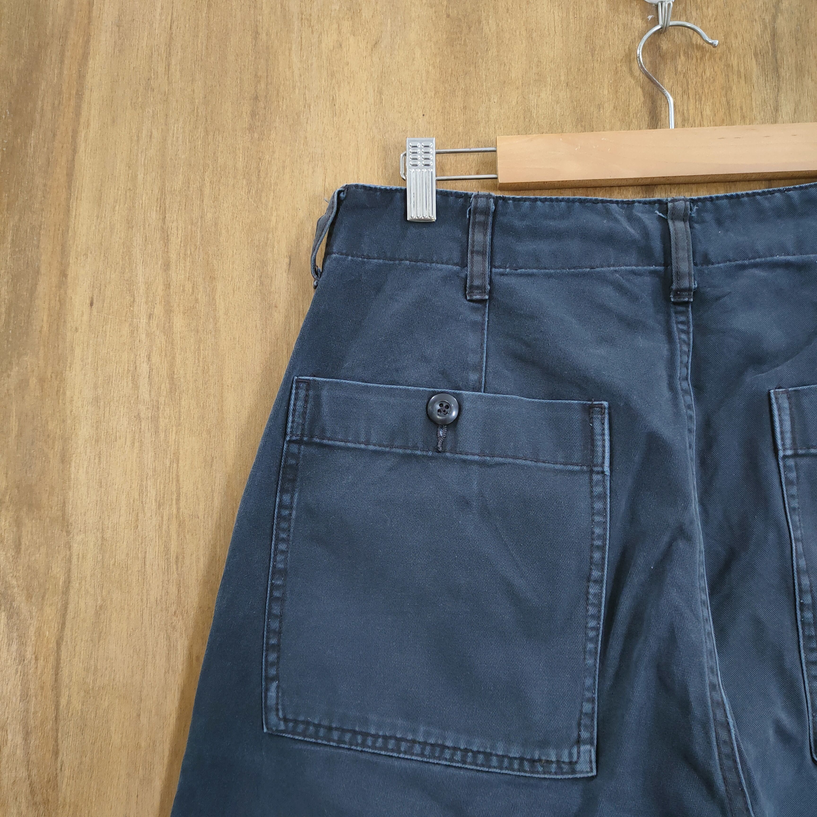 Japanese Brand JAPANESE GU DARK BLUE TROUSERS BUSH PANTS Size US 32 / EU 48 - 10 Thumbnail