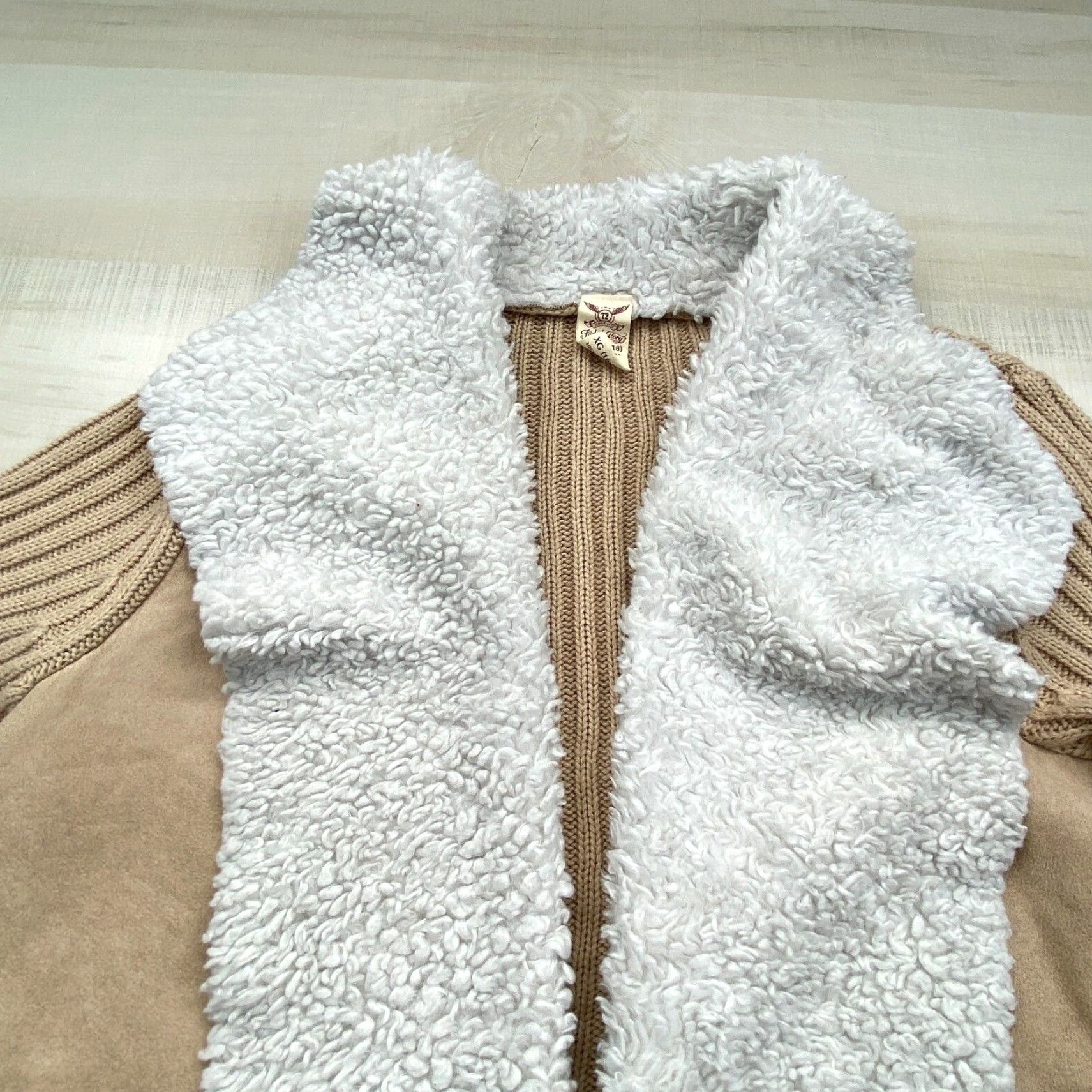 Faded Glory Faded Glory Womens Brown Faux Suede Jacket XL Extra Large Ladies Size XL / US 12-14 / IT 48-50 - 2 Thumbnail