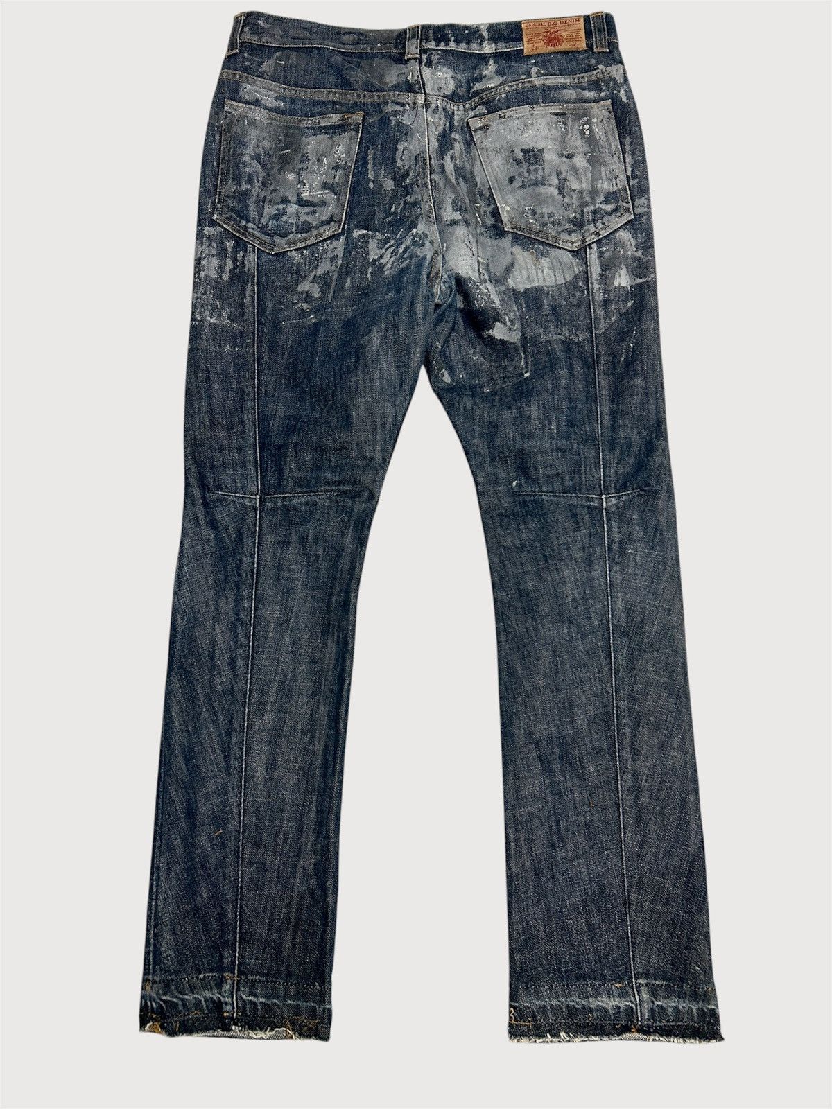 Dolce & Gabbana 2000s Indigo Waxed Denim Jeans Size US 32 / EU 48 - 2 Thumbnail