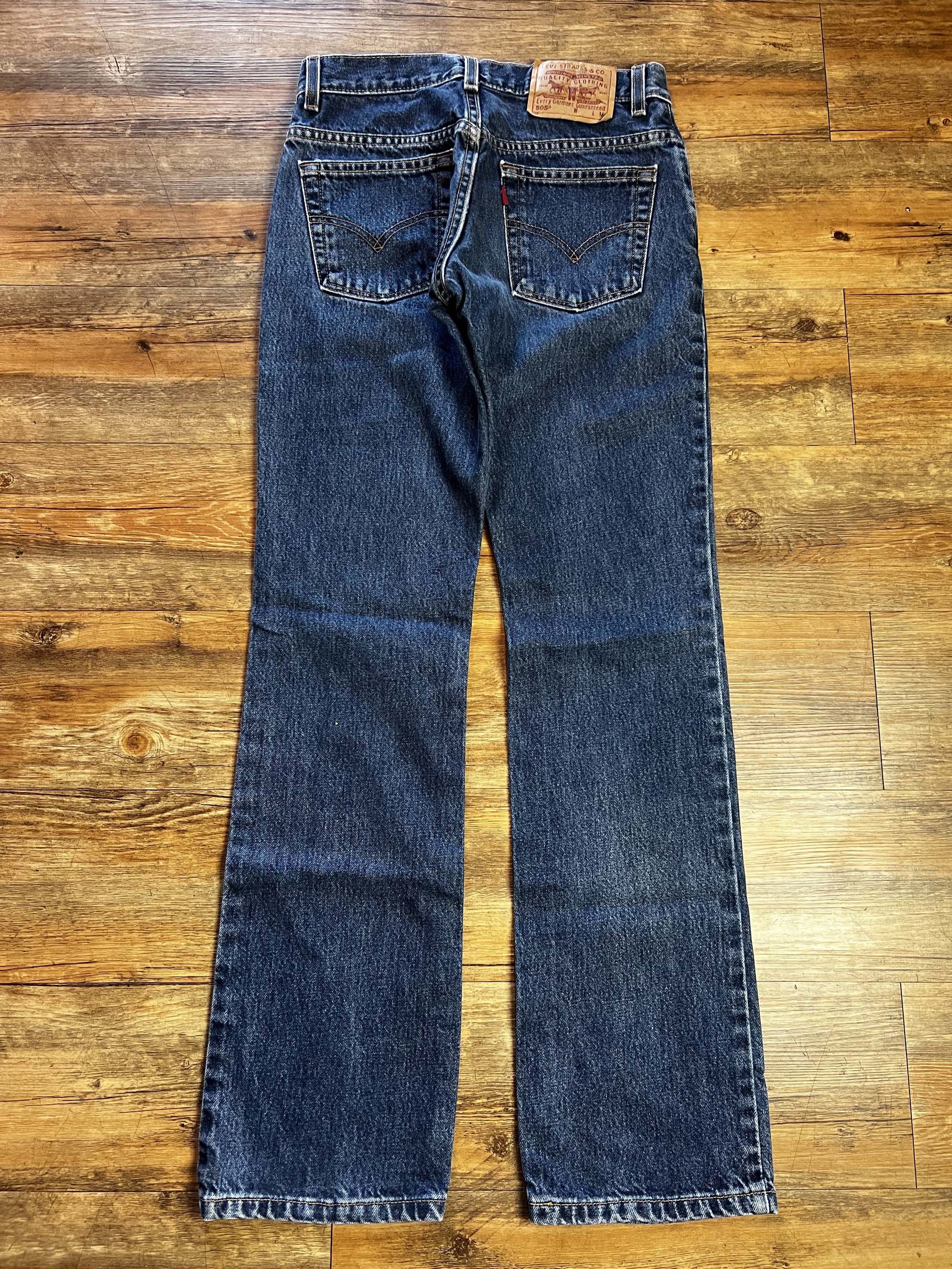 Levi's Vintage Clothing Vintage Levi's 505 Dark Wash Zipper Fly Denim Size US 28 / EU 44 - 8 Thumbnail