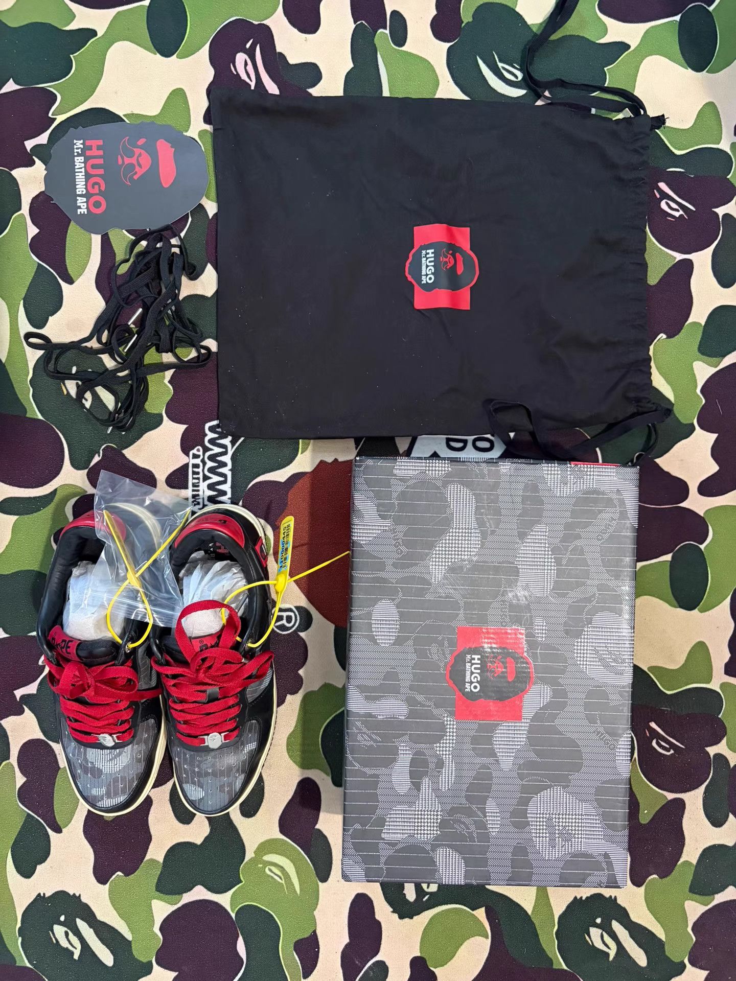 Bape Bapesta Tennis x ITPR Sneakers Size US 10 / EU 43 - 1 Thumbnail