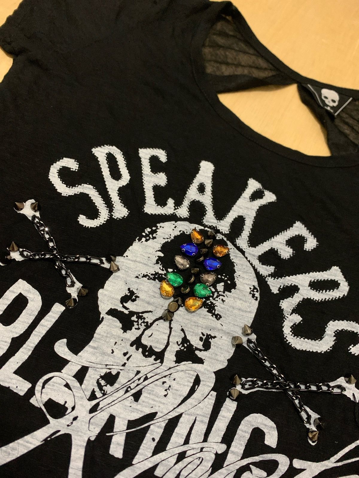 20471120 × If Six Was Nine × Japanese Brand Y2k Speakers Blaring Rock skull Ifsixwasnine Punk style Size ONE SIZE - 3 Thumbnail