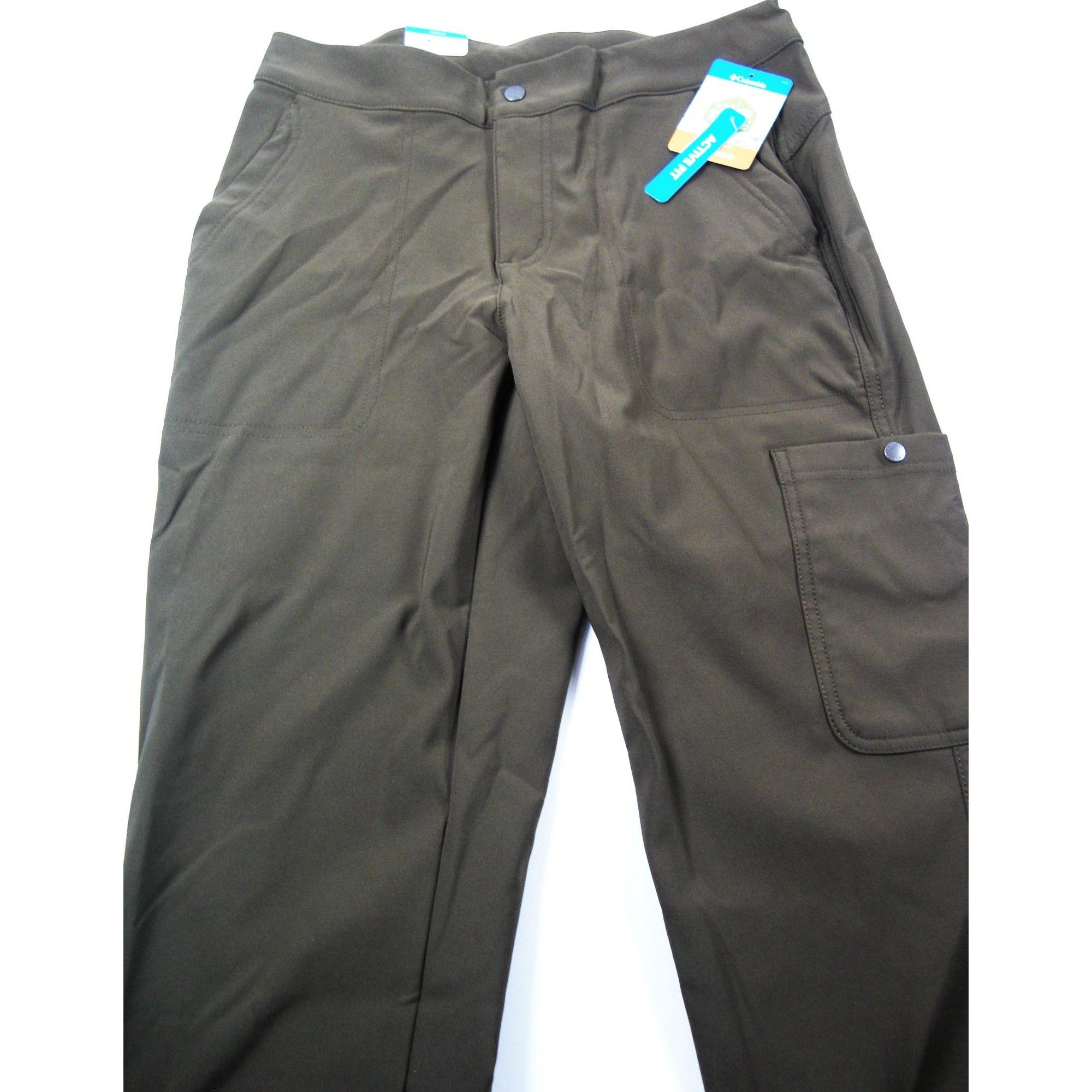 Columbia Columbia Women's Arden Point Lined Straight Leg Pants, Olive Size 32" / US 10 / IT 46 - 3 Thumbnail