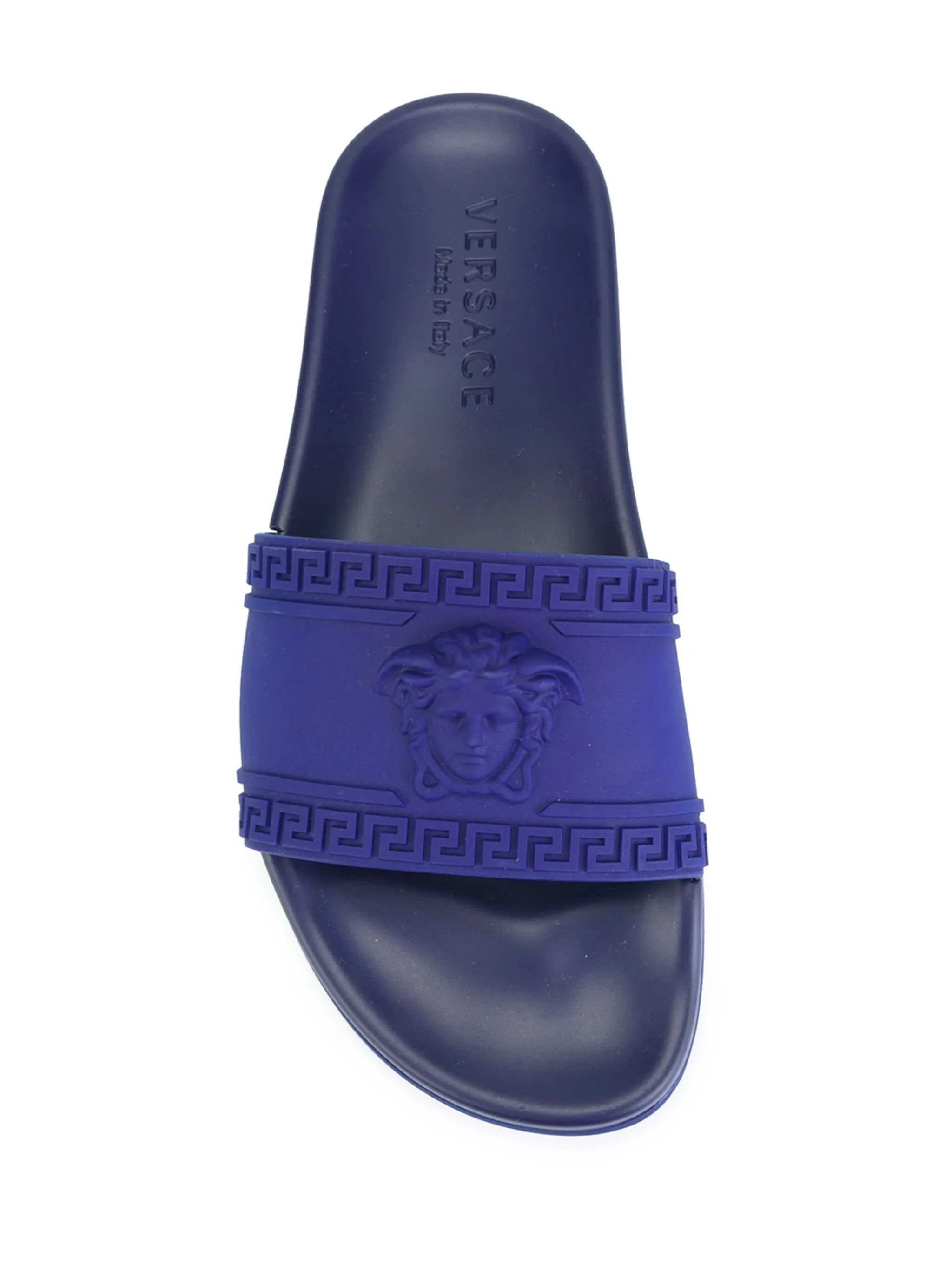 Versace Medusa Rubber Logo Slide Pool Sandal Flip Flop Flat 44 11 Size US 11 / EU 44 - 7 Thumbnail