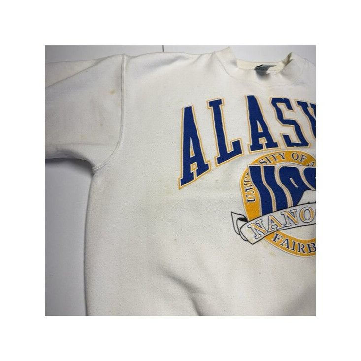 Vintage Vintage University Alaska Fairbanks Nanooks UAF Sweatshirt Size US XL / EU 56 / 4 - 4 Thumbnail