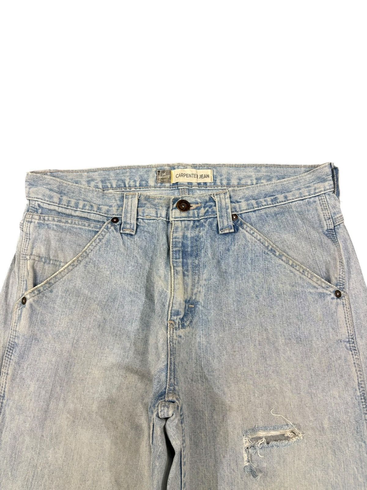 Lee Vintage Lee Dungarees Carpenter Distress Baggy Jeans Size US 34 / EU 50 - 4 Thumbnail