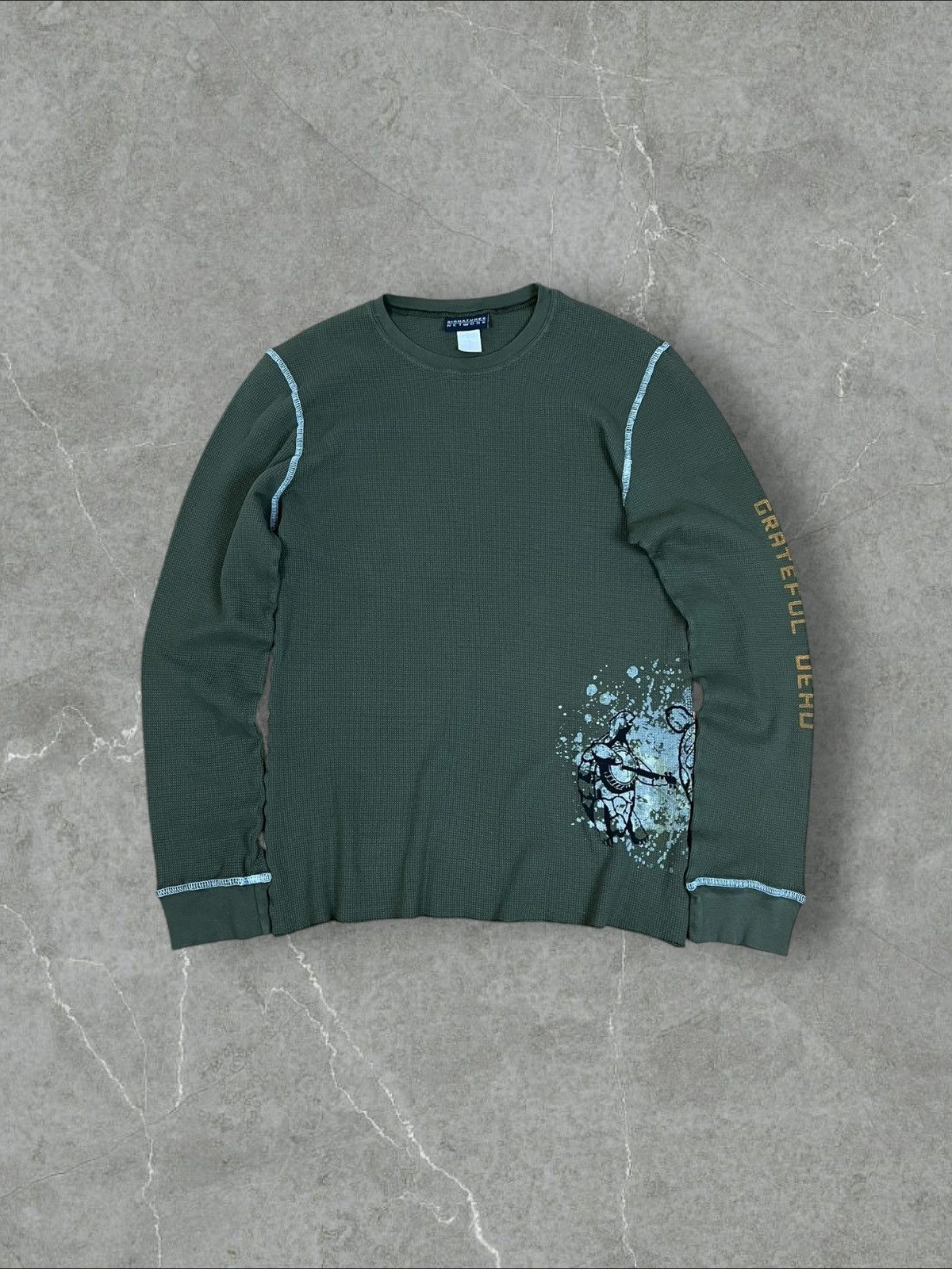 Vintage Vintage 90s USA Longsleeve Shirt Opium Signatures Network XL Size US XL / EU 56 / 4 - 1 Thumbnail