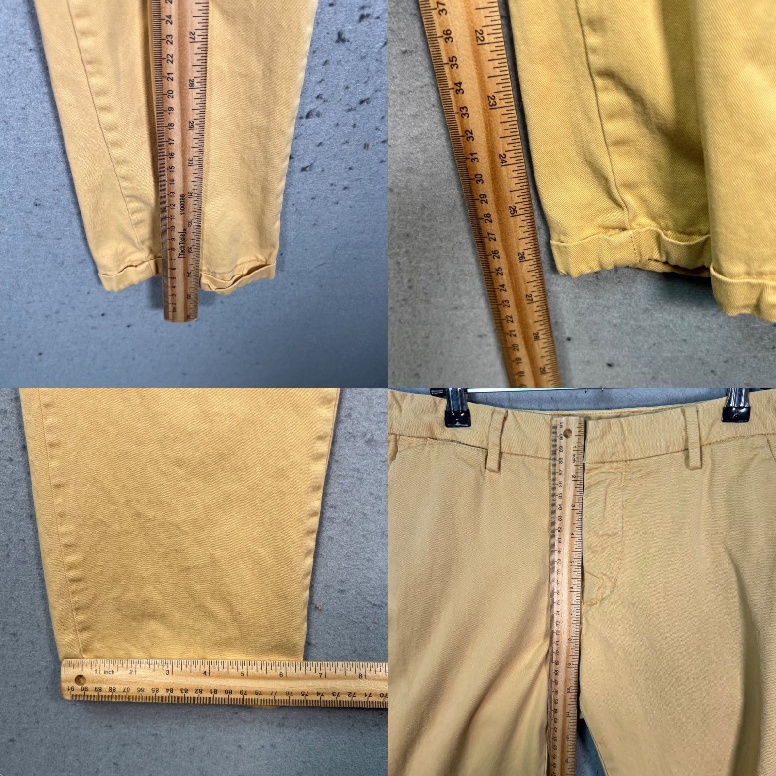 Gant Gant Rugger Mens 31x27 Yellow Chinos Slim Fit Trousers Chino Pants Shirt? Size US 31 - 8 Thumbnail