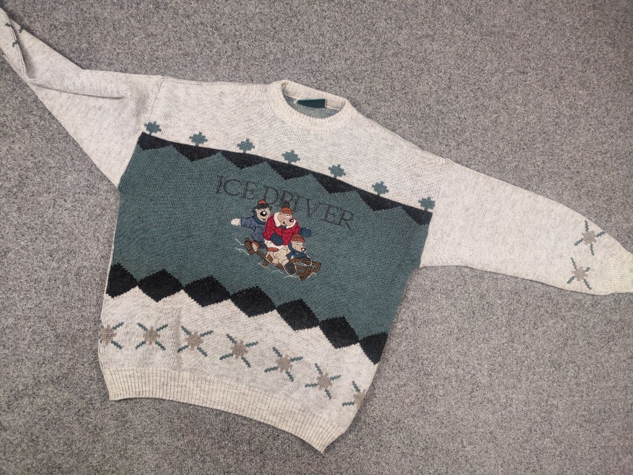 Vintage Vintage 80's Liberty Knitwear Italy Wool blend Knit Sweater Size US L / EU 52-54 / 3 - 17 Thumbnail