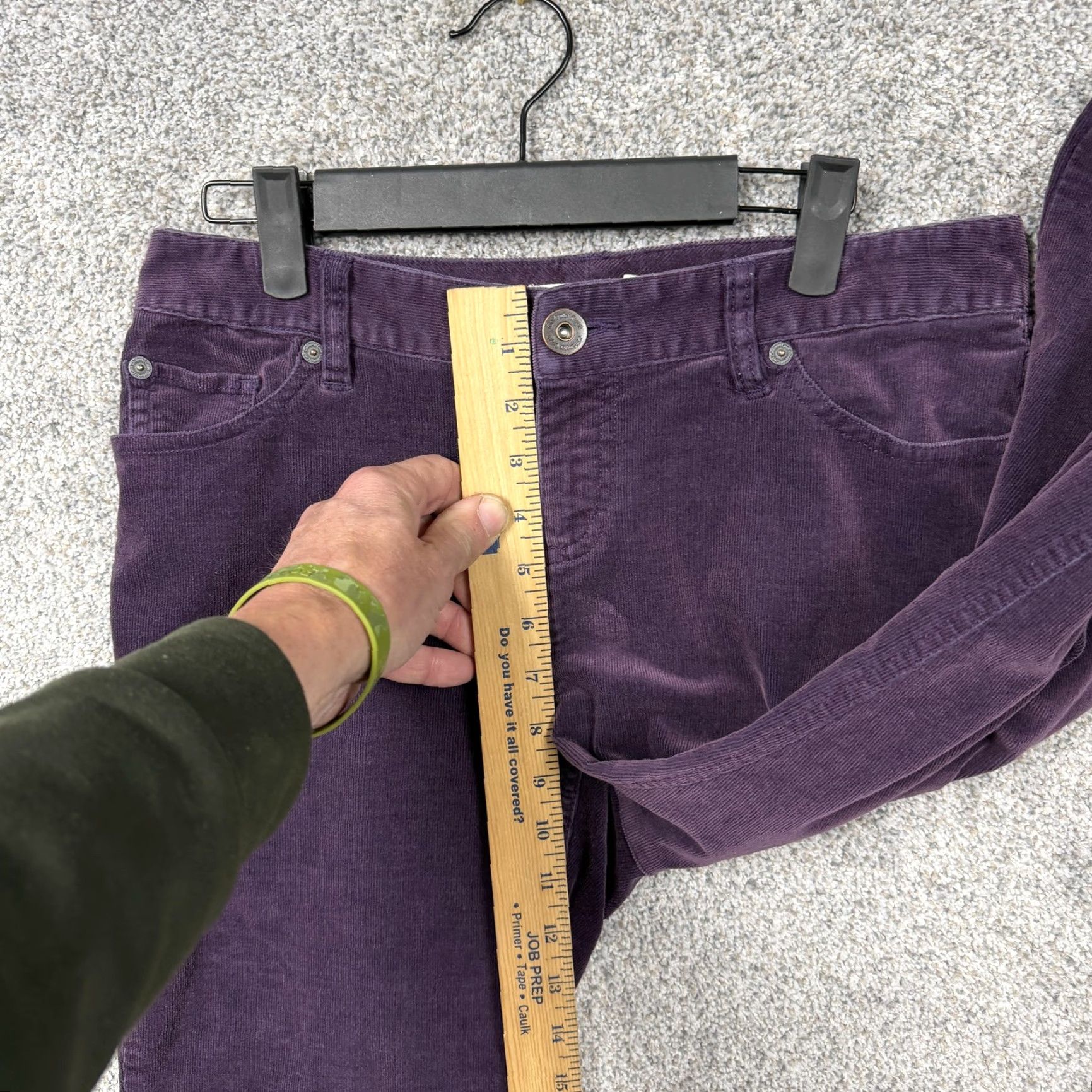 Coldwater Creek Coldwater Creek Pants P6 Petite Purple Corduroy Straight Leg Ankle Stretch Size 28" / US 6 / IT 42 - 5 Thumbnail